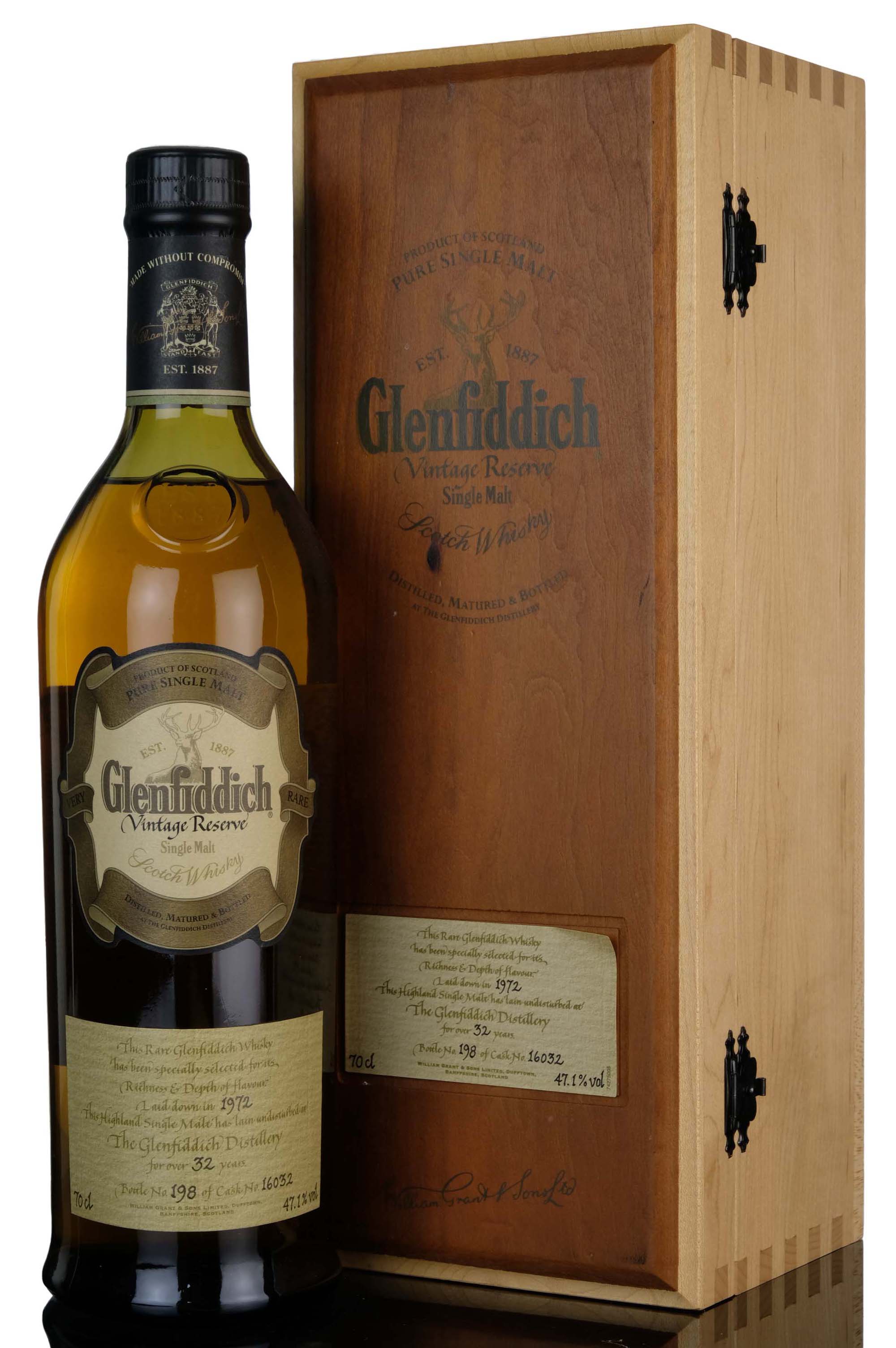 Glenfiddich 1972-2005 - 32 Year Old - Vintage Reserve - Single Cask 16032