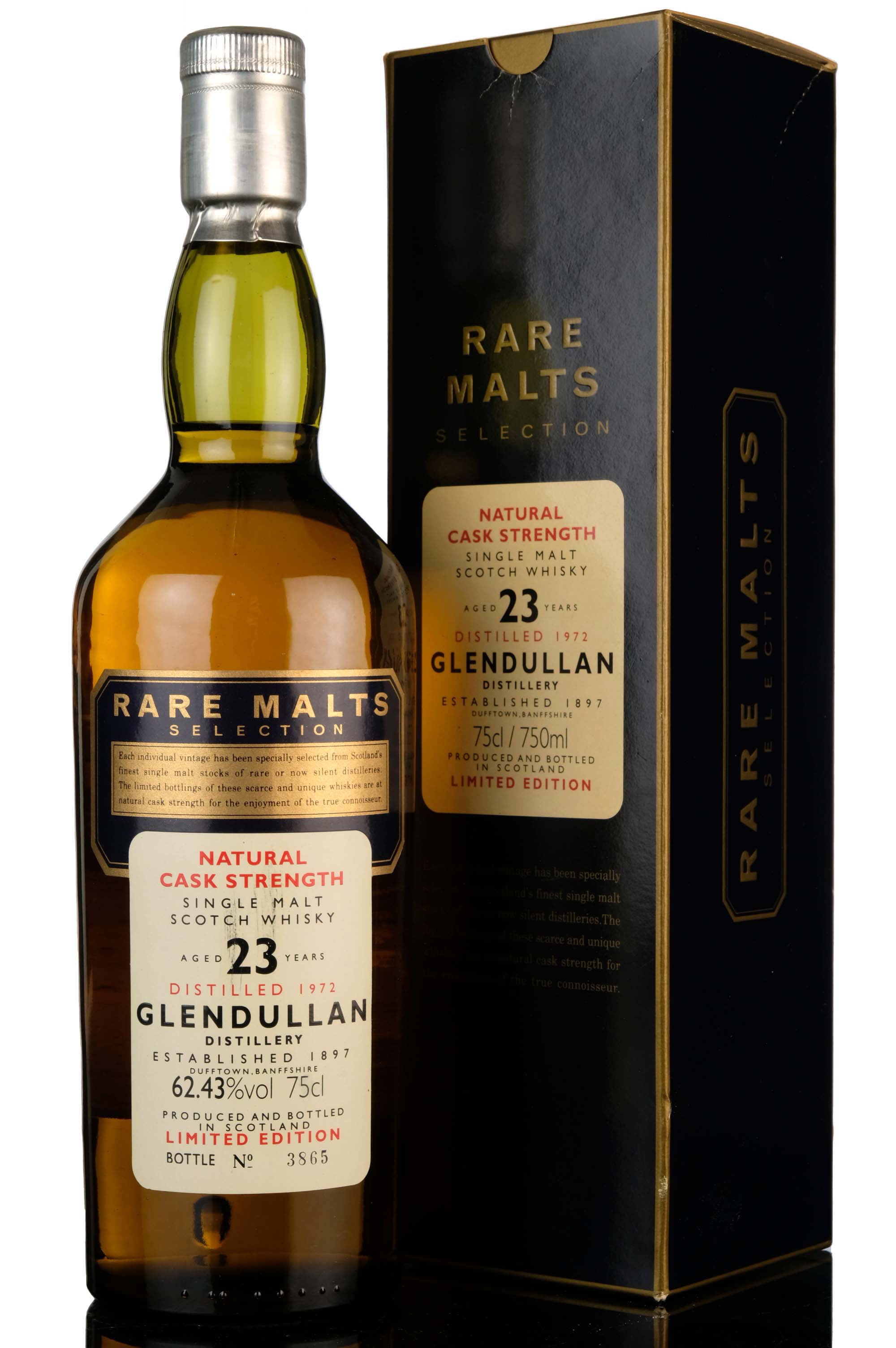 Glendullan 1972 - 23 Year Old - Rare Malts 62.43%