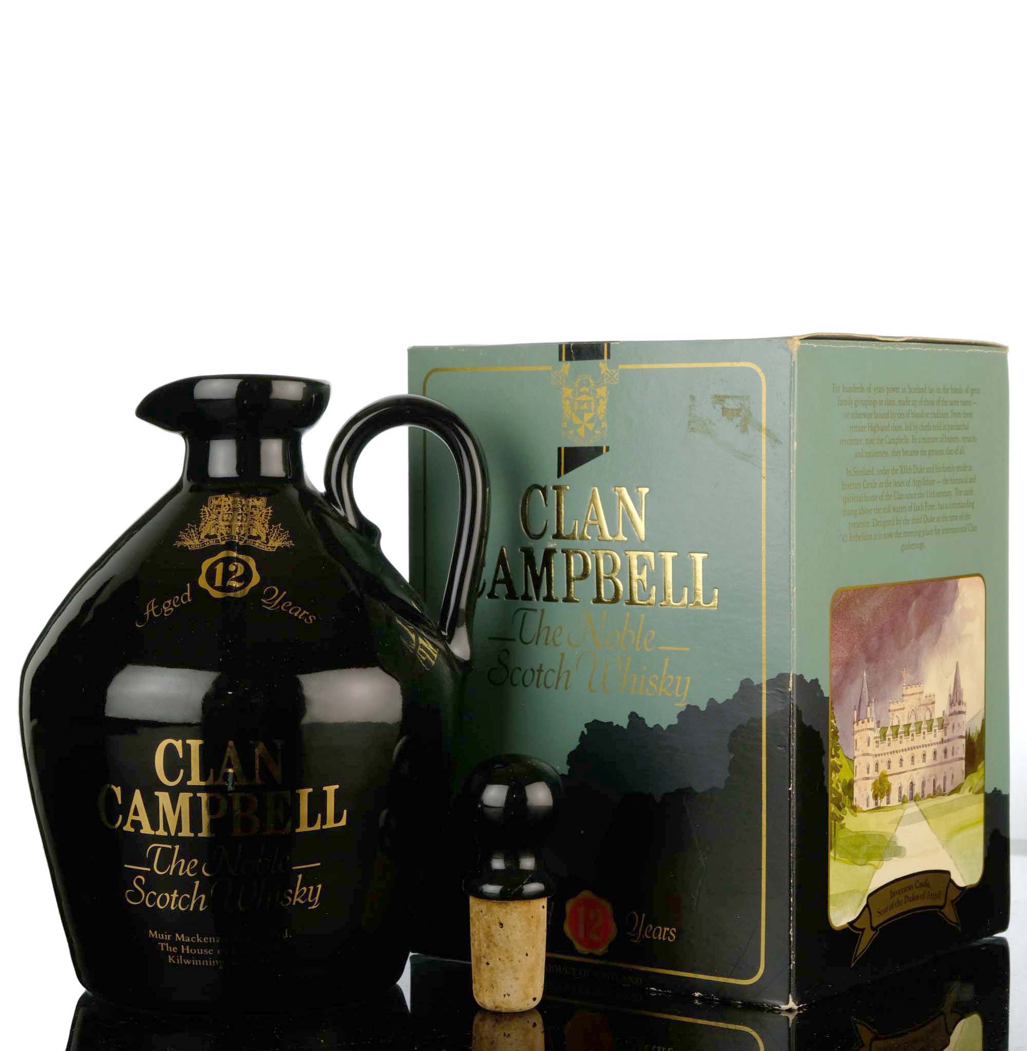 Clan Campbell 12 Year Old - Ceramic - 1990s