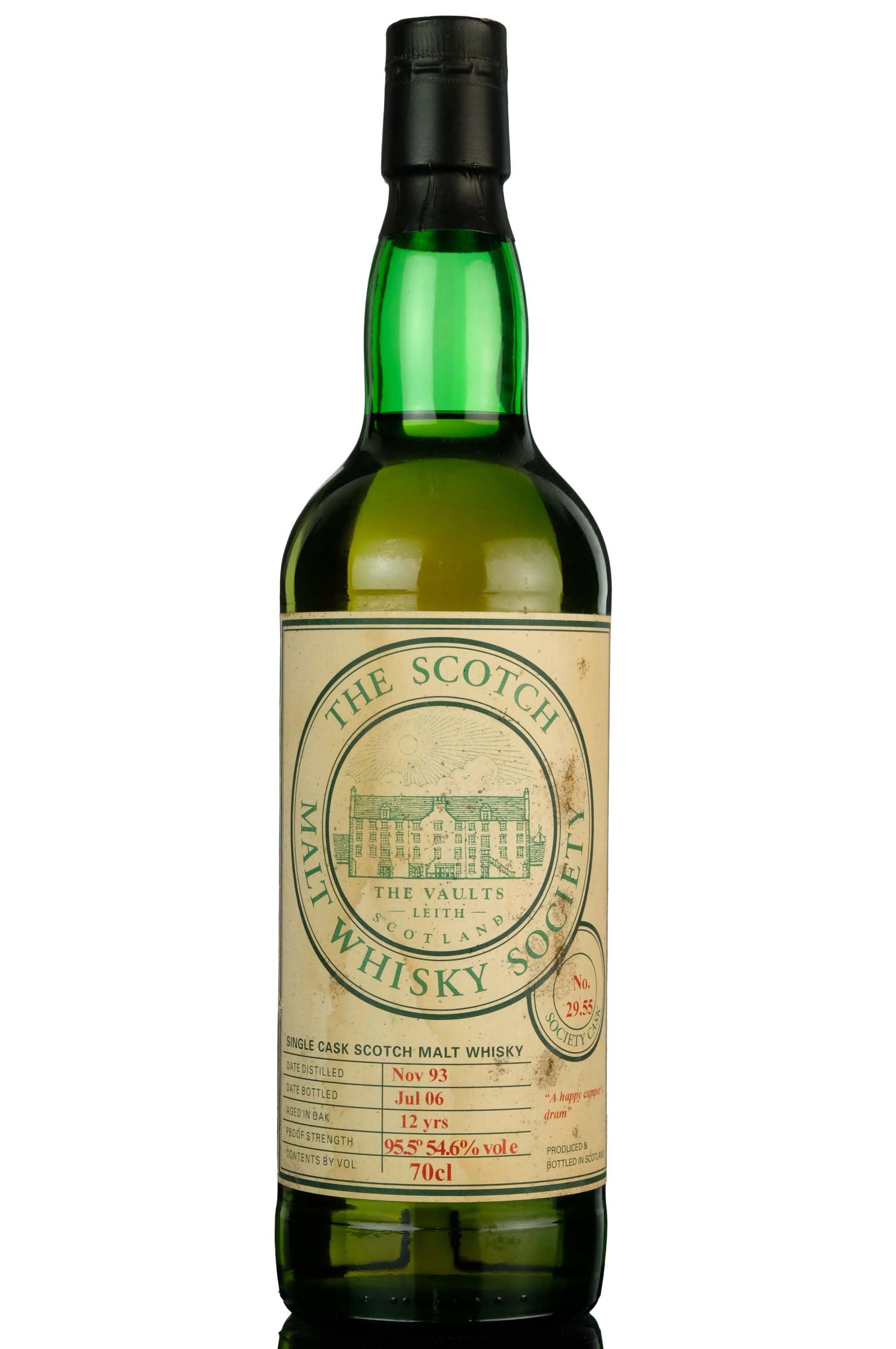 Laphroaig 1993-2006 - 12 Year Old - SMWS 29.55 - A Happy Campers Dram