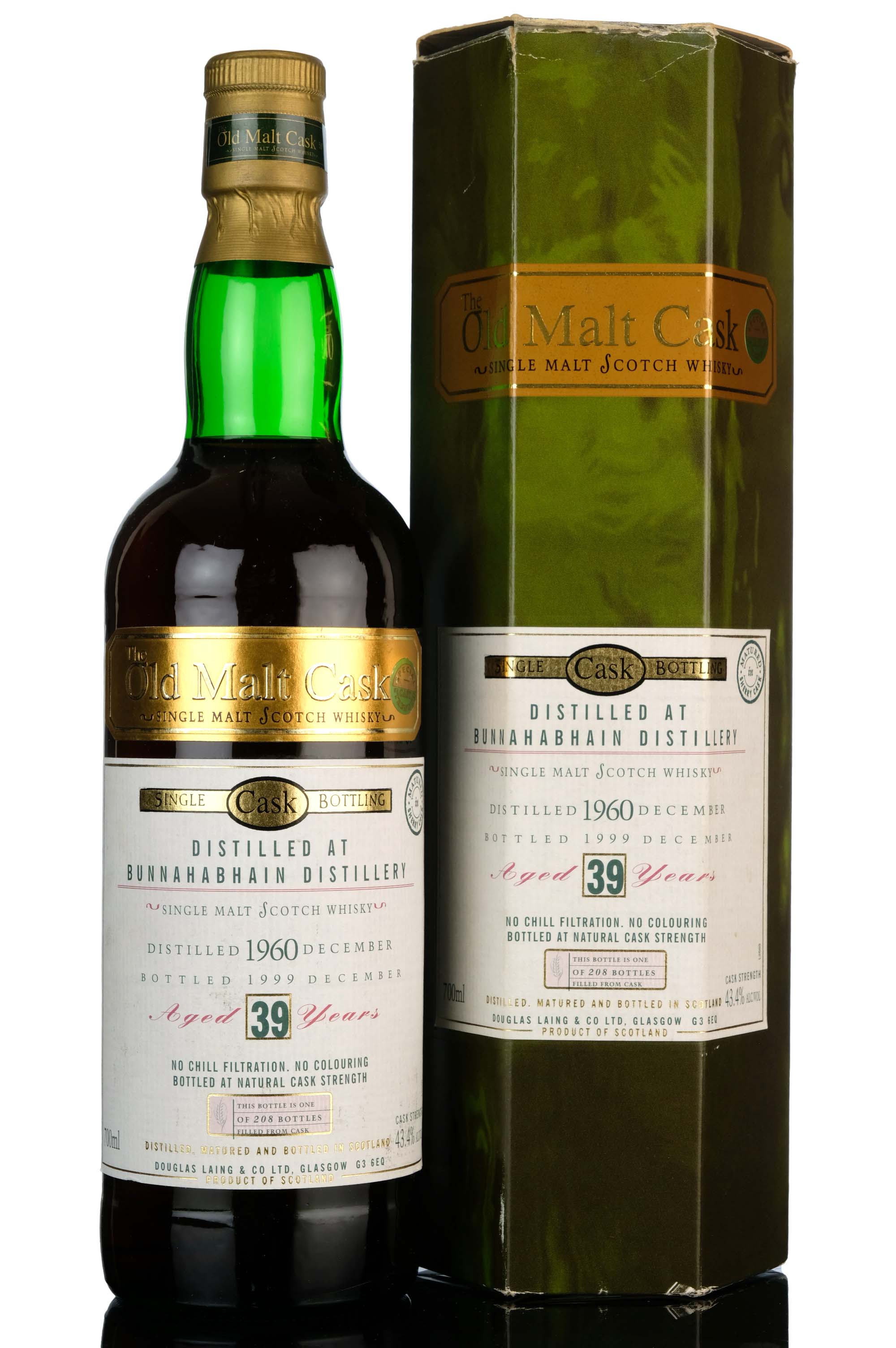 Bunnahabhain 1960-1999 - 39 Year Old - Douglas Laing - Old Malt Cask - Single Cask