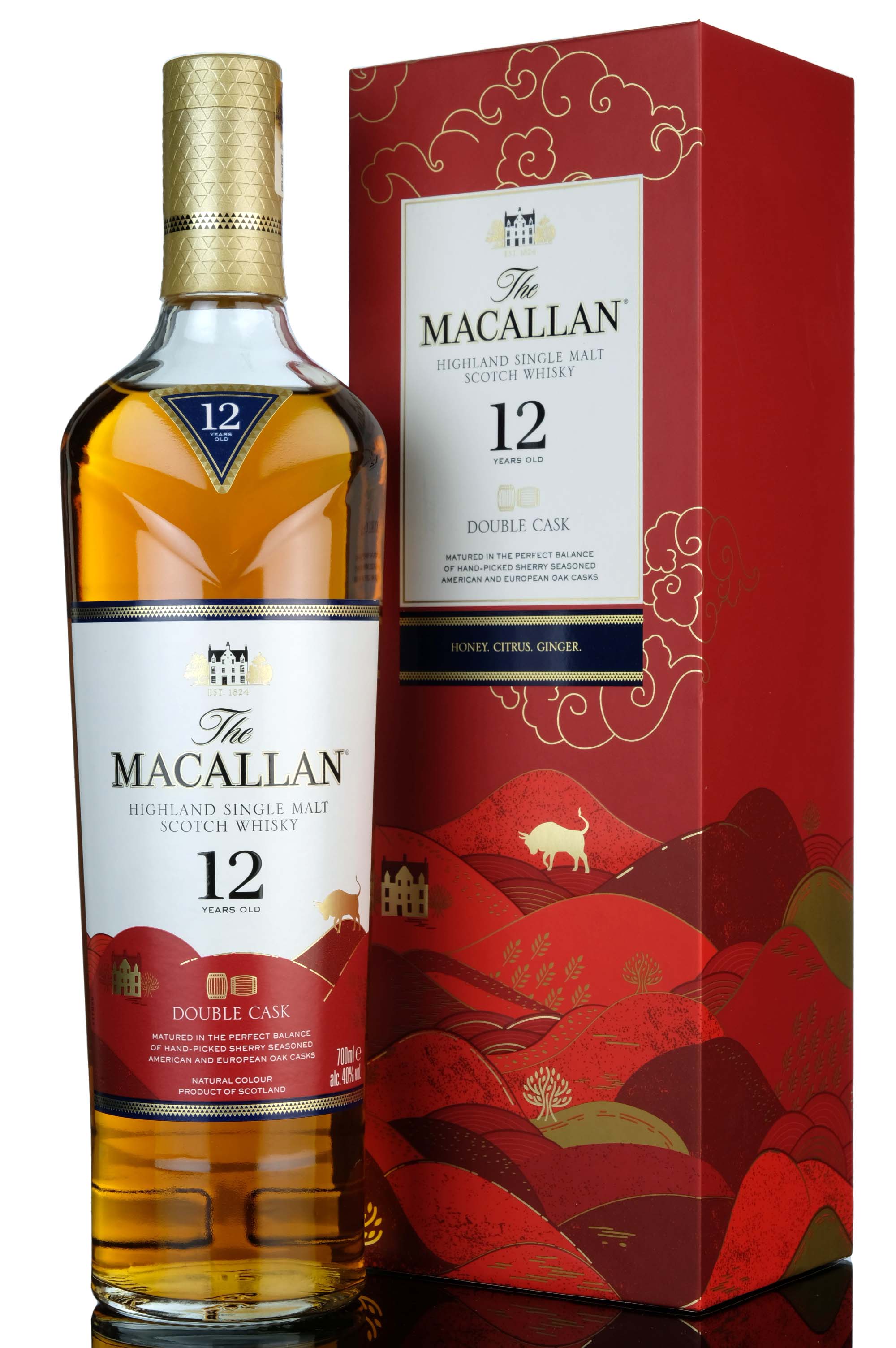 Macallan 12 Year Old - Double Cask - Year Of The Ox - 2021 Release