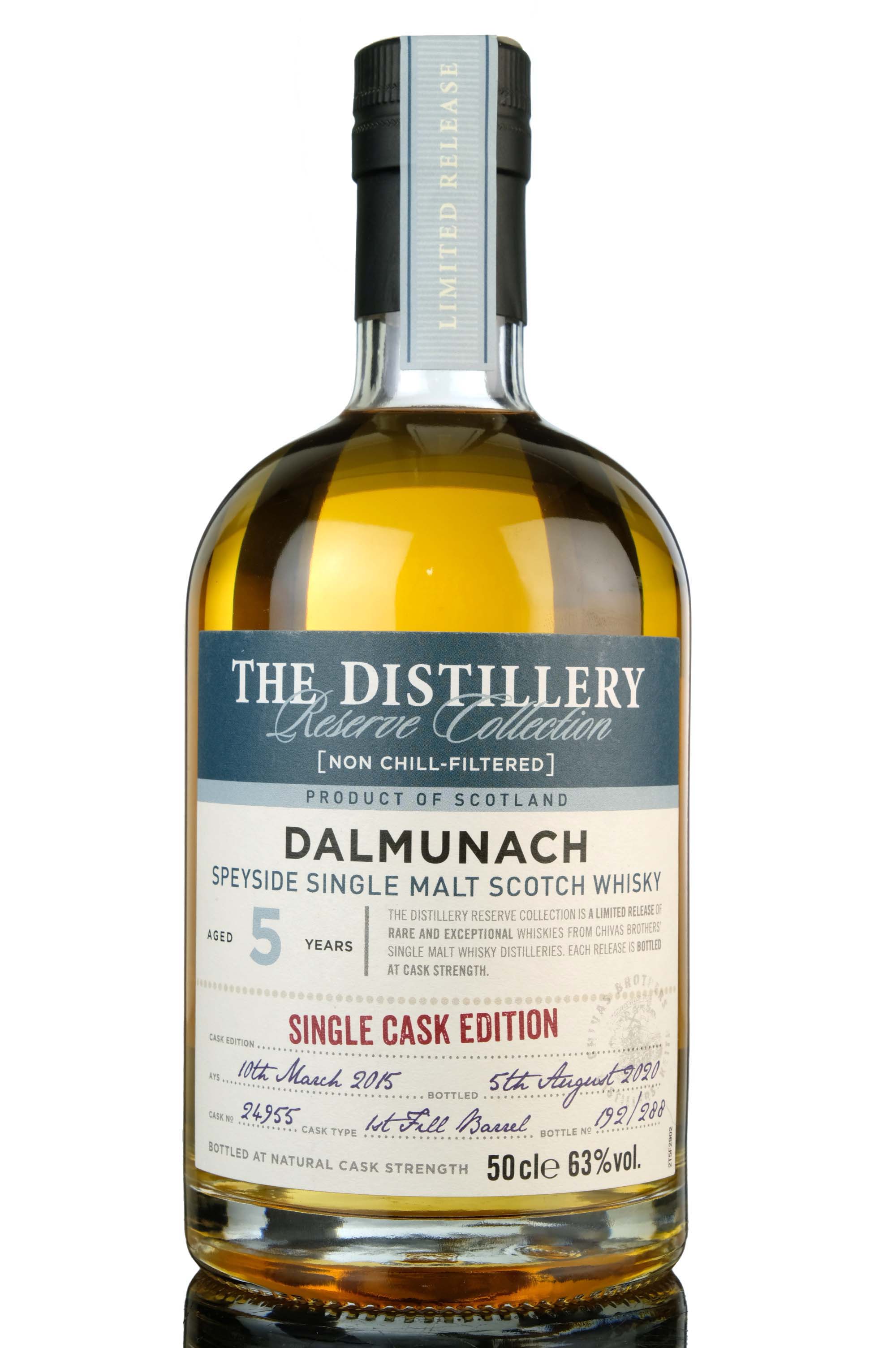 Dalmunach 2015-2020 - 5 Year Old - The Distillery Reserve Collection - Single Cask 24955