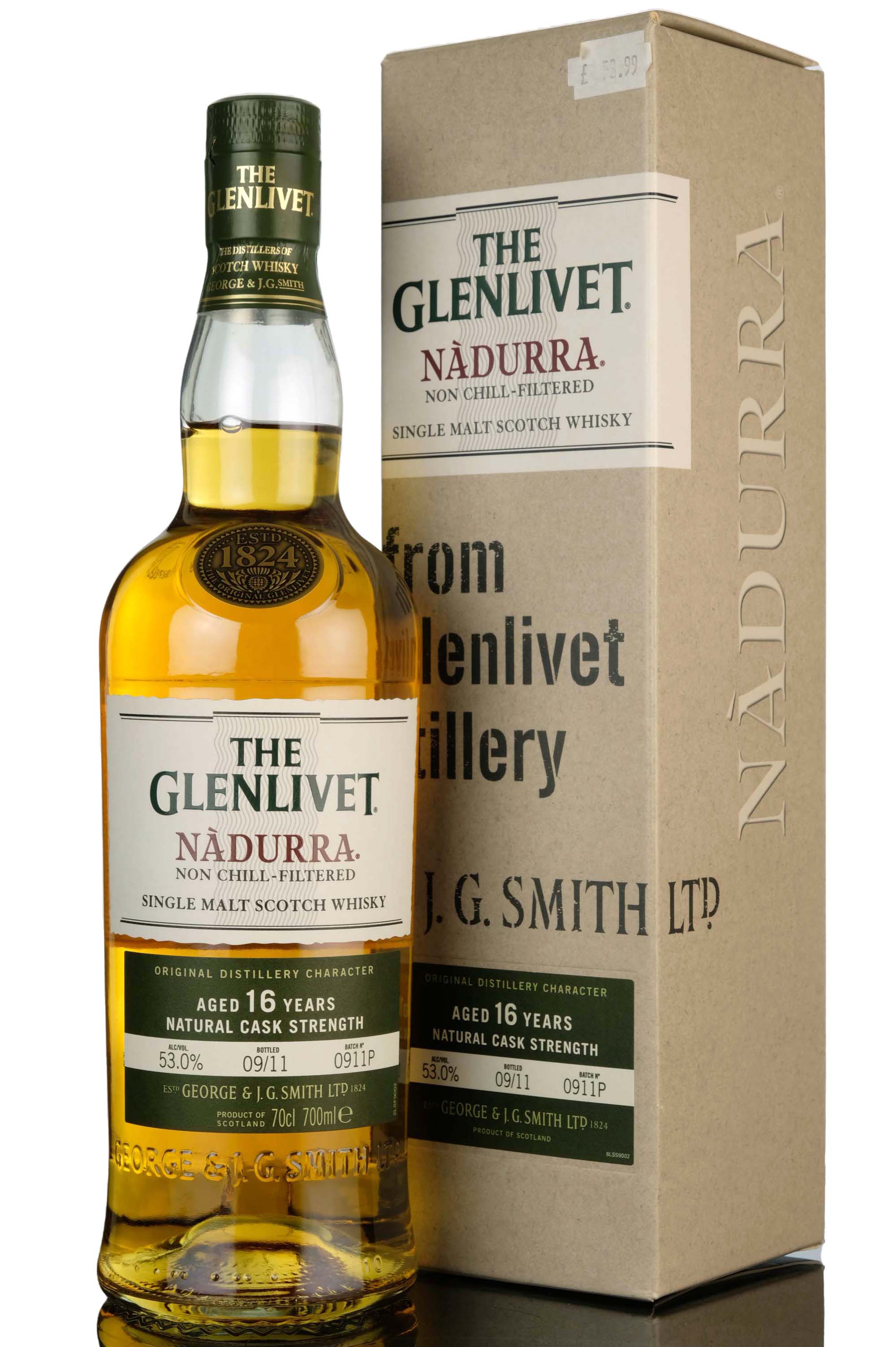 Glenlivet 16 Year Old - Nadurra Batch 0911P - 2011 Release