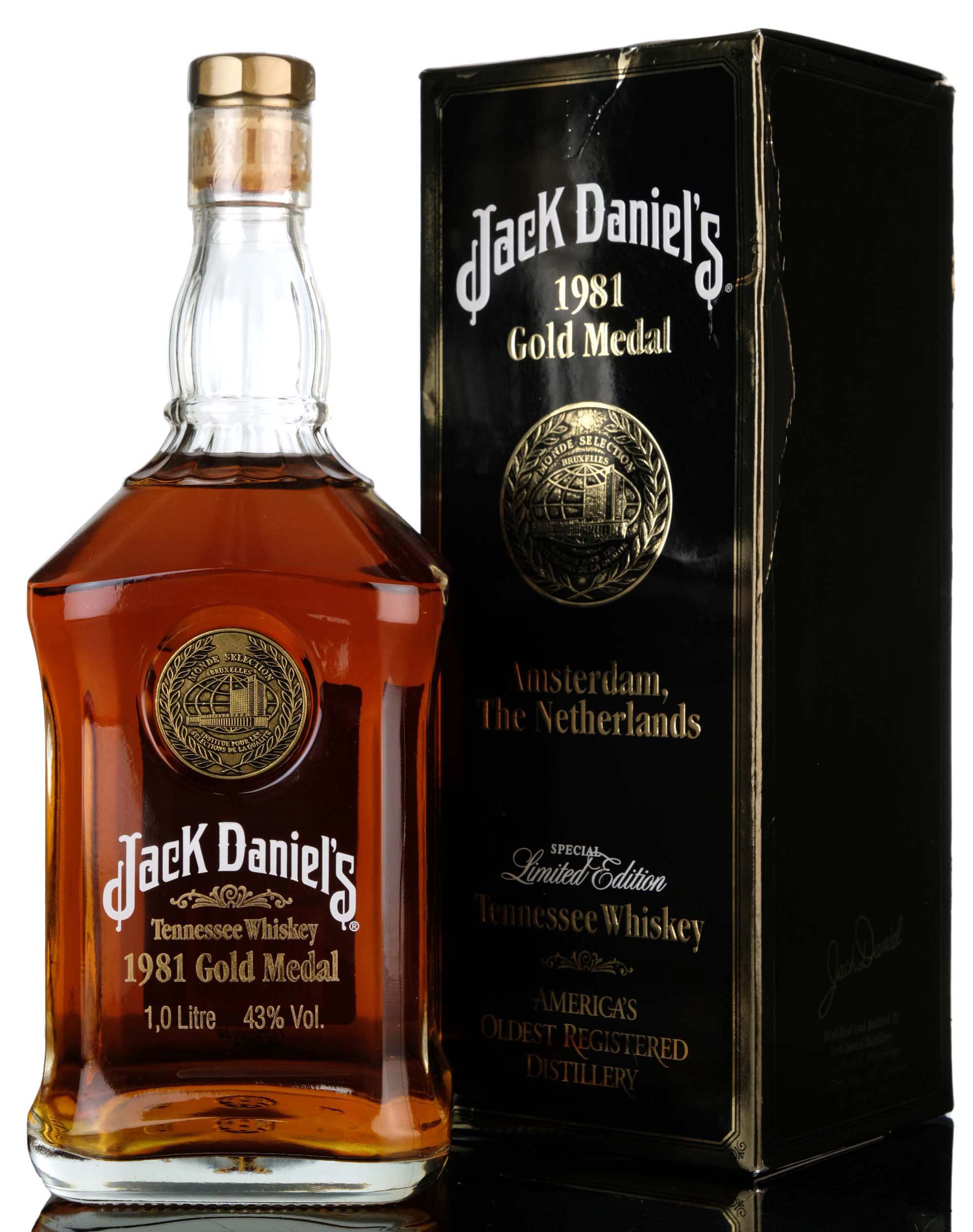 Jack Daniels 1981 Gold Medal - 7th Release - 1 Litre