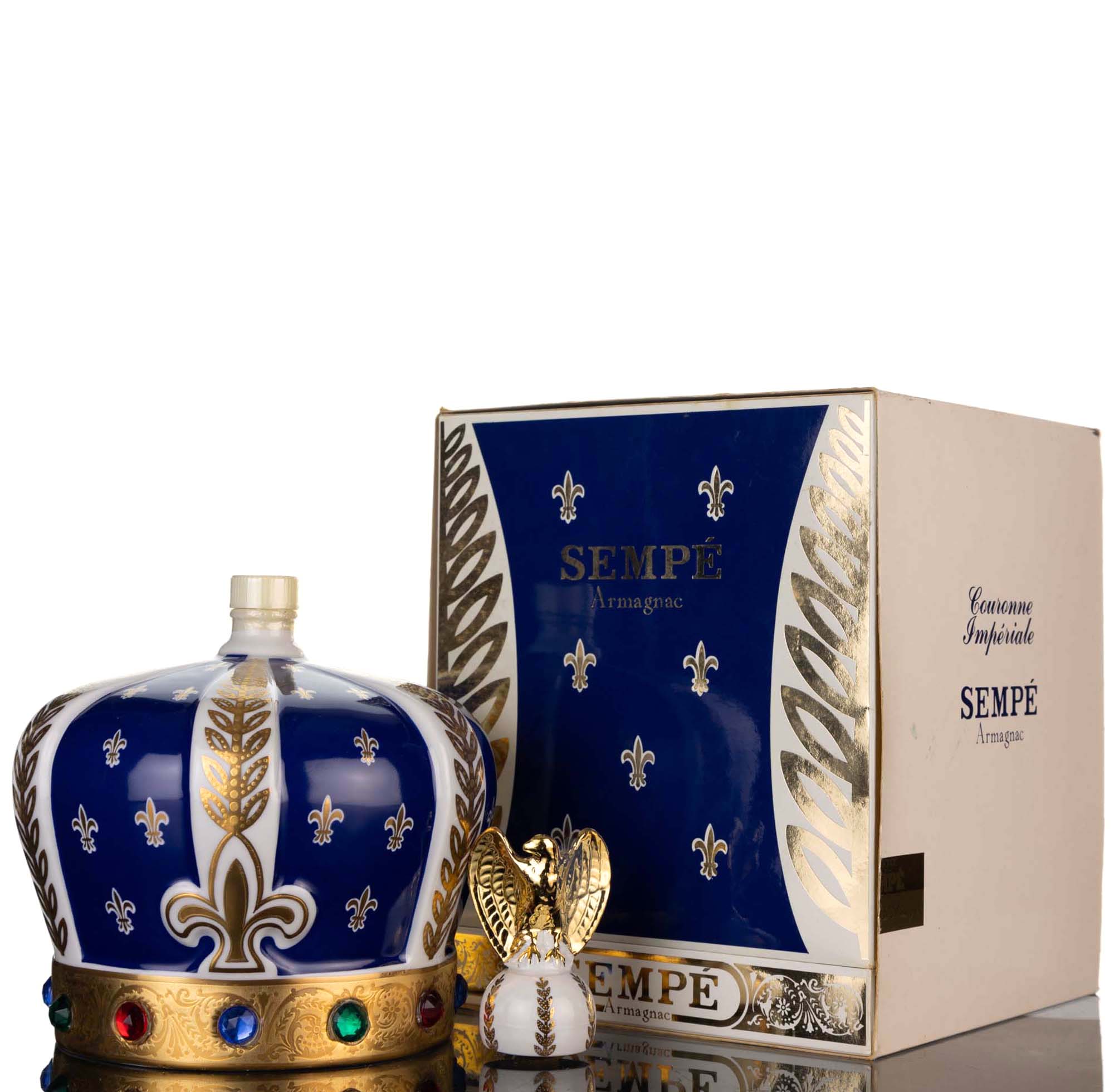 Sempe XO Imperial Armagnac - Napoleon Crown Limoges Porcelain