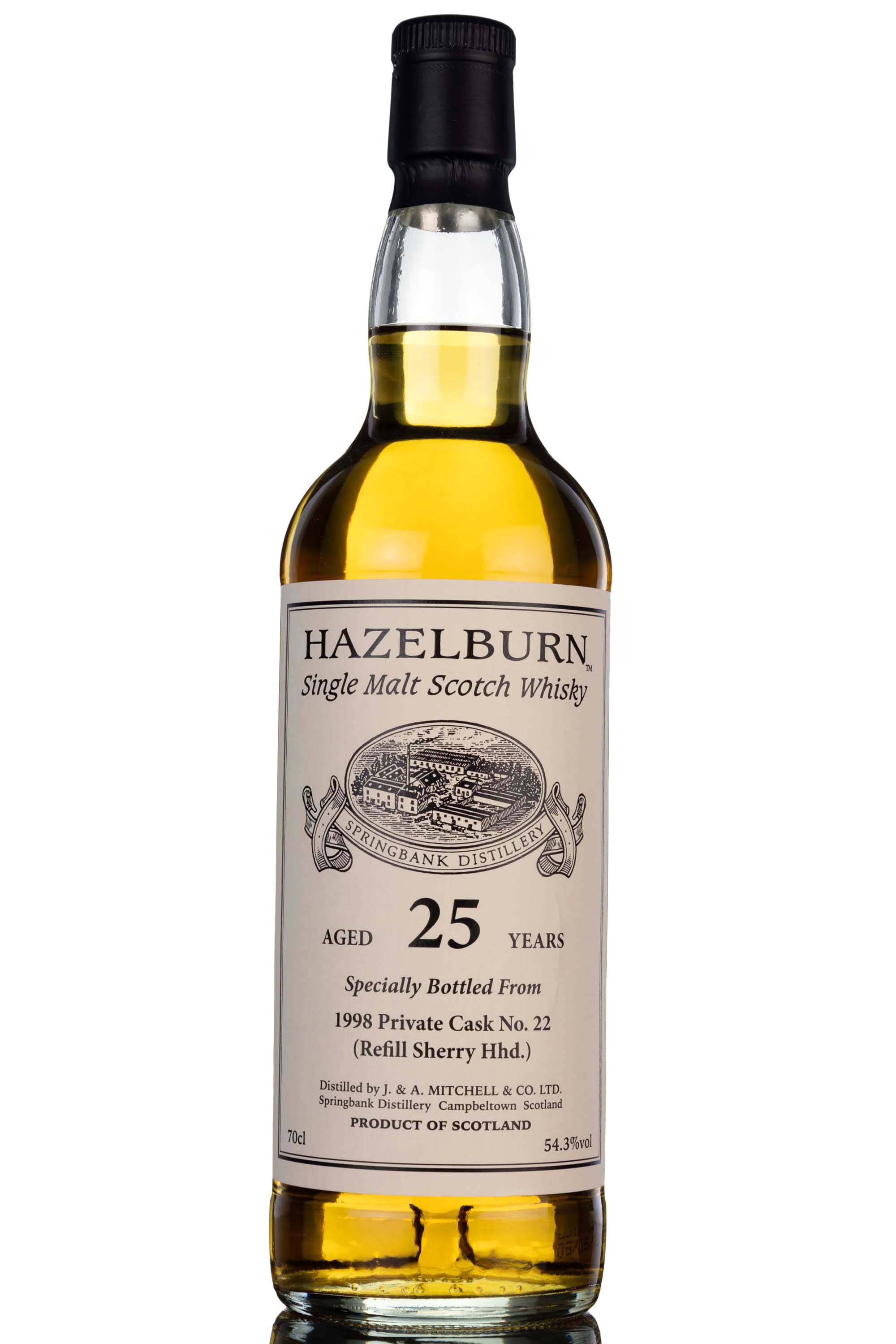 Hazelburn 1998 - 25 Year Old - Single Cask 22 - Private Bottling