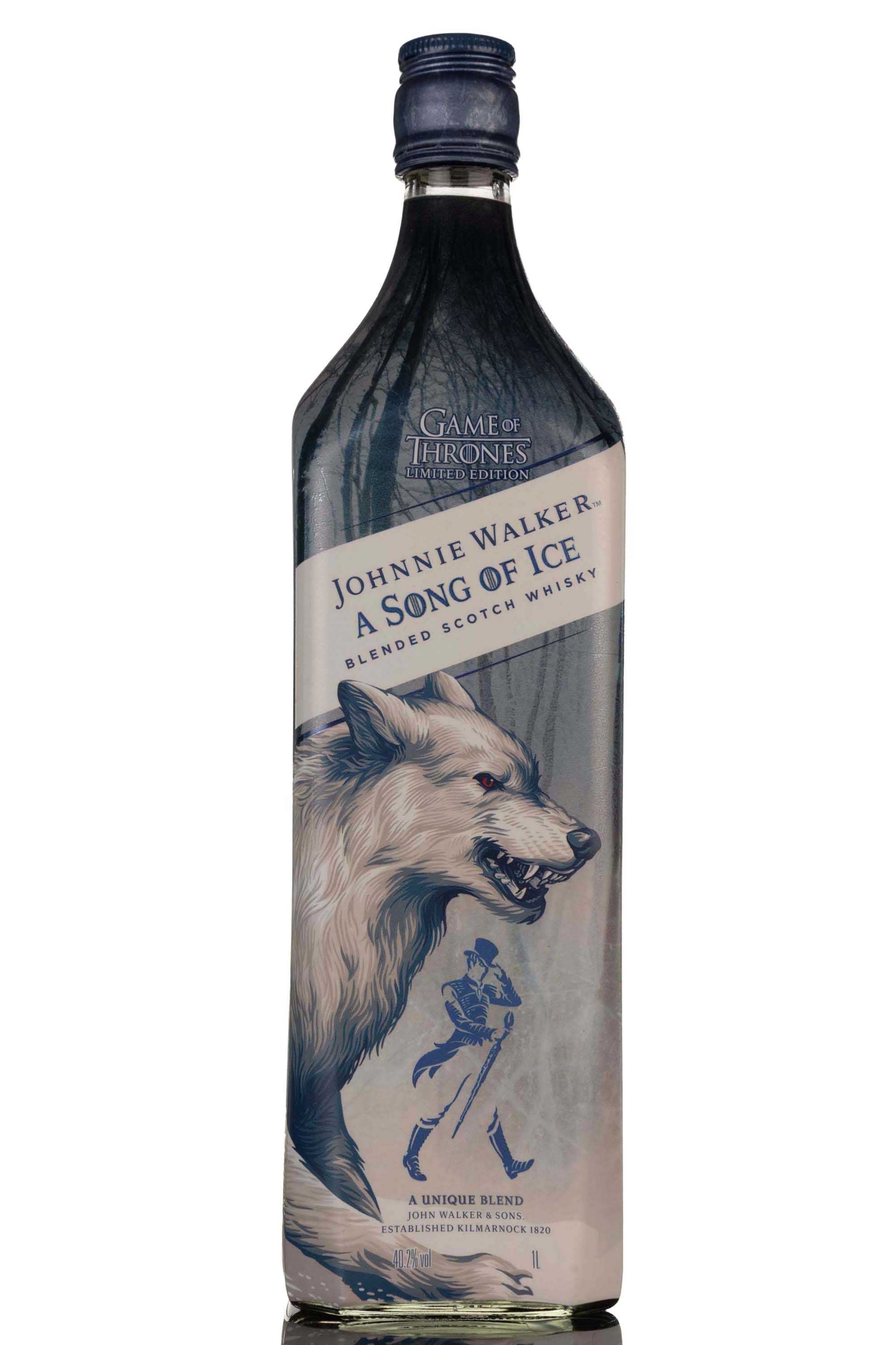 Johnnie Walker A Song Of Ice - Game Of Thrones - 2019 Release - 1 Litre