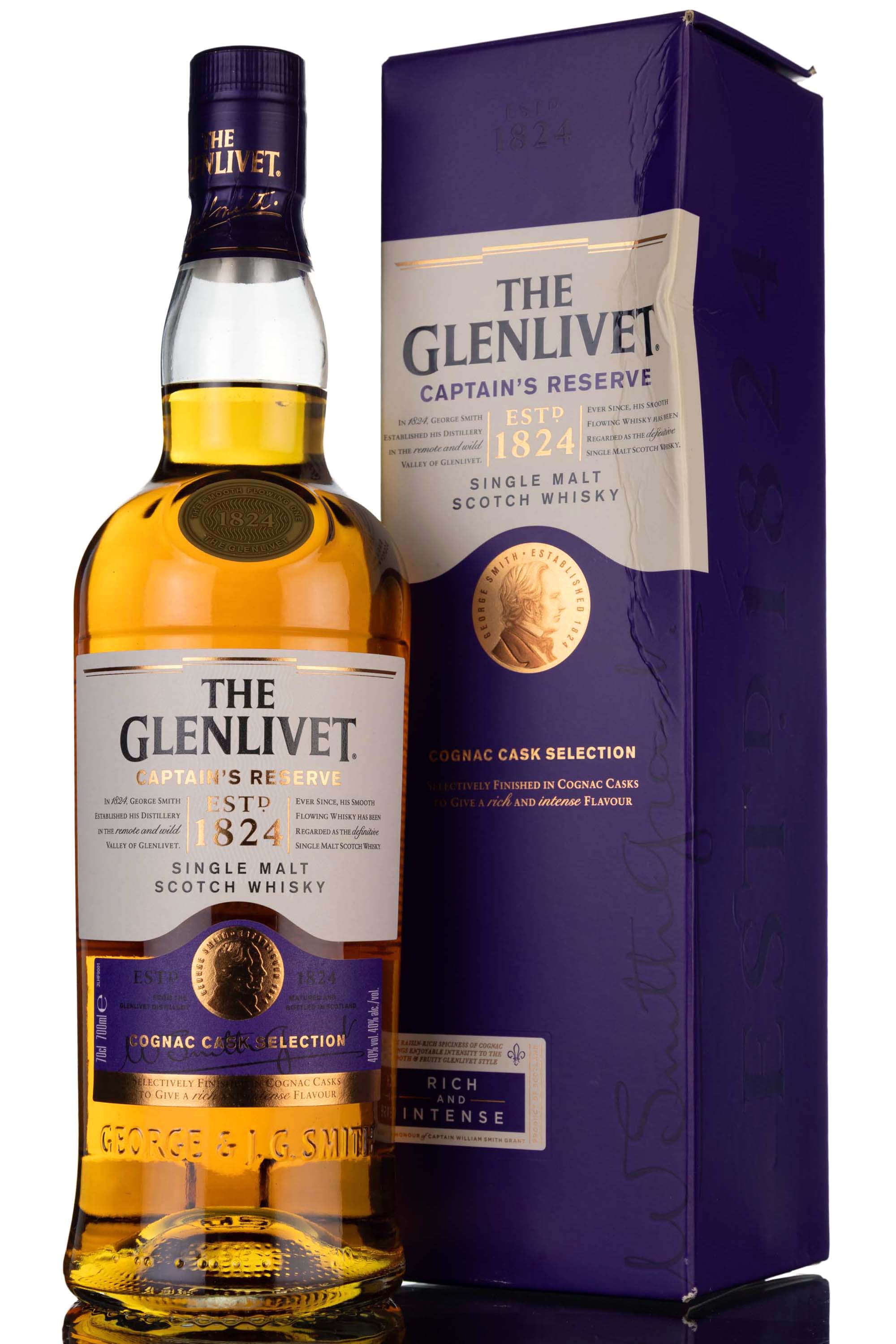 Glenlivet Captains Reserve - Cognac Cask Finish - 2020 Release