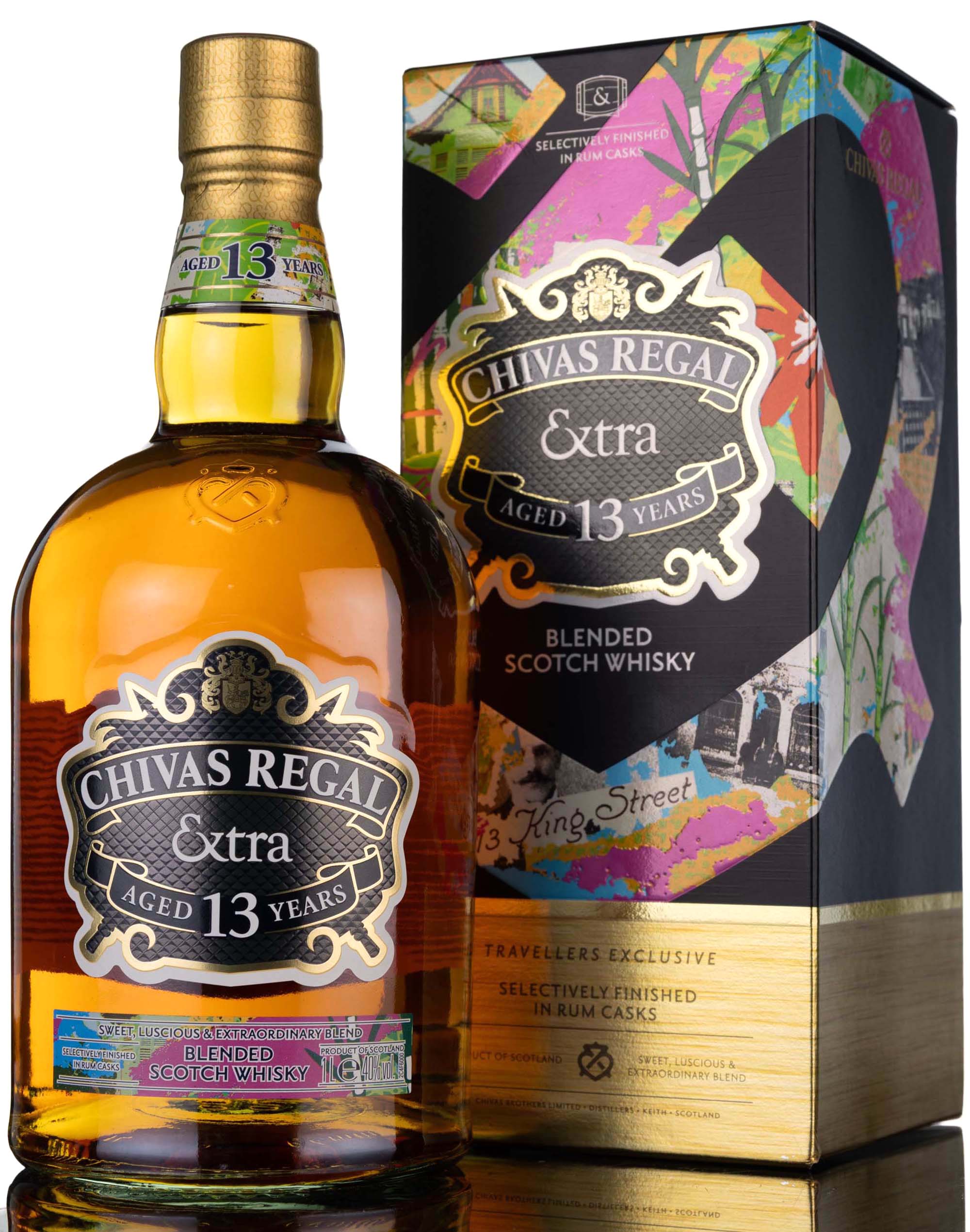 Chivas Regal 13 Year Old - Extra - Rum Cask Finish - 2021 Release - 1 Litre