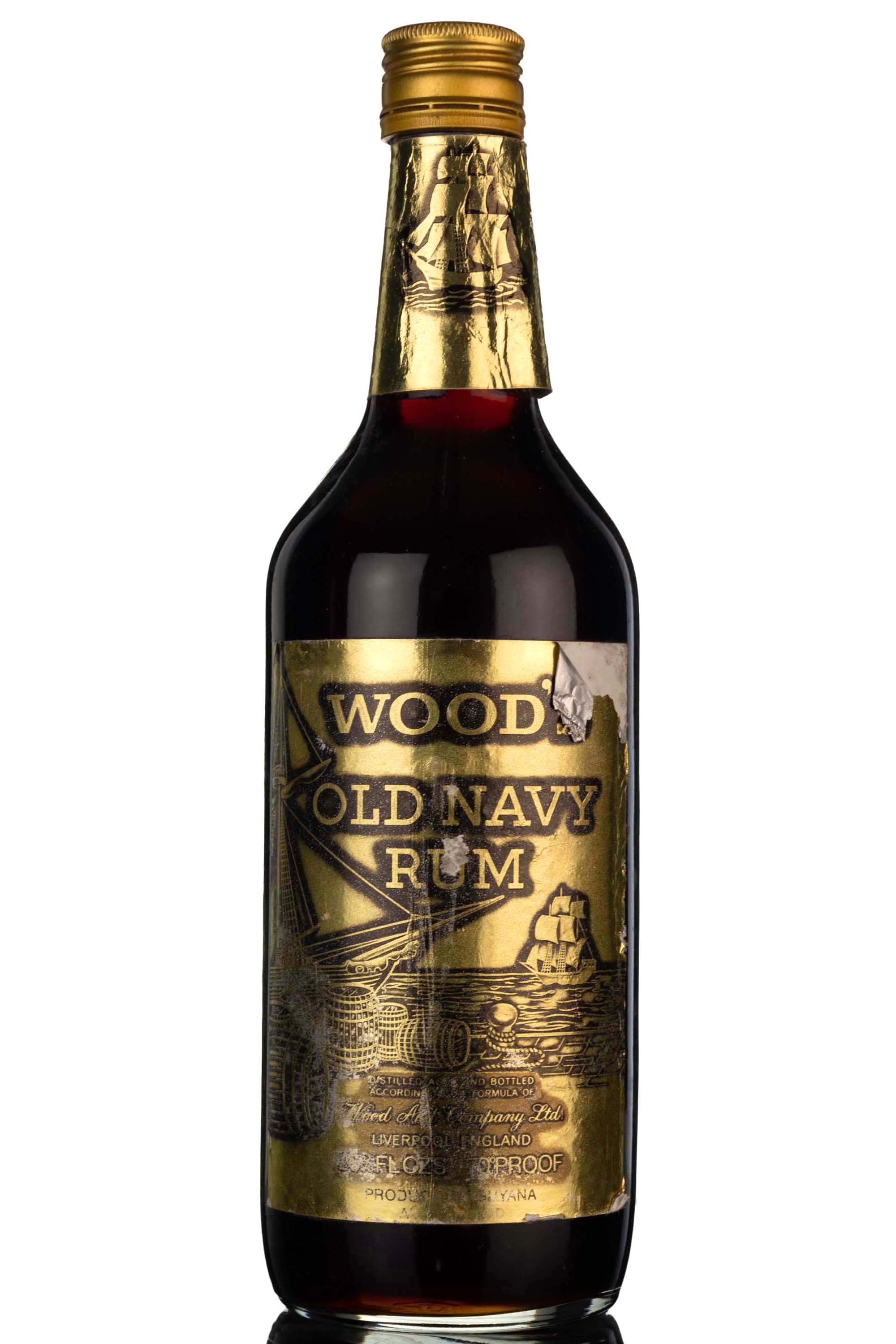 Woods Old Navy Rum - 1970s
