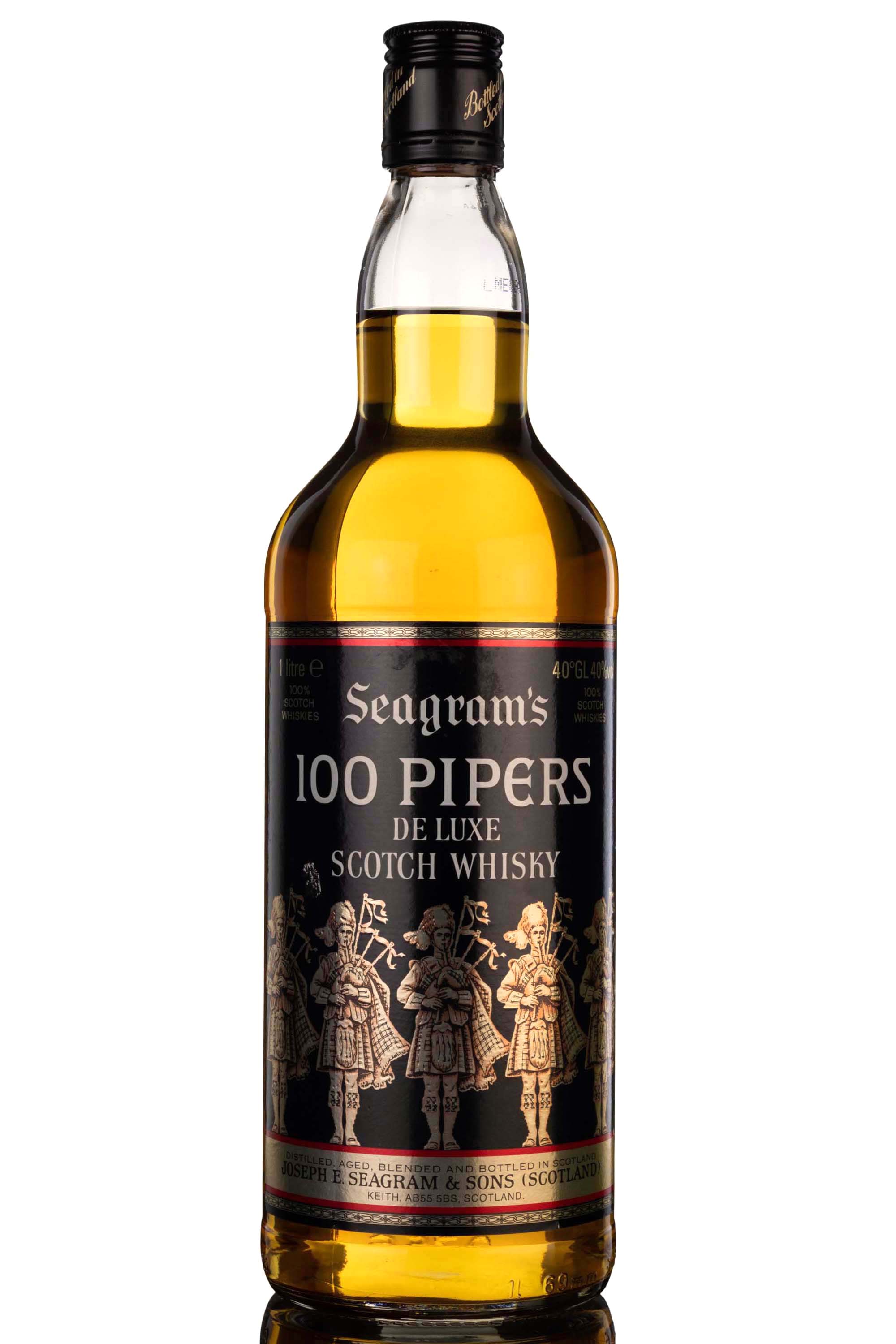 Seagrams 100 Pipers - 1 Litre