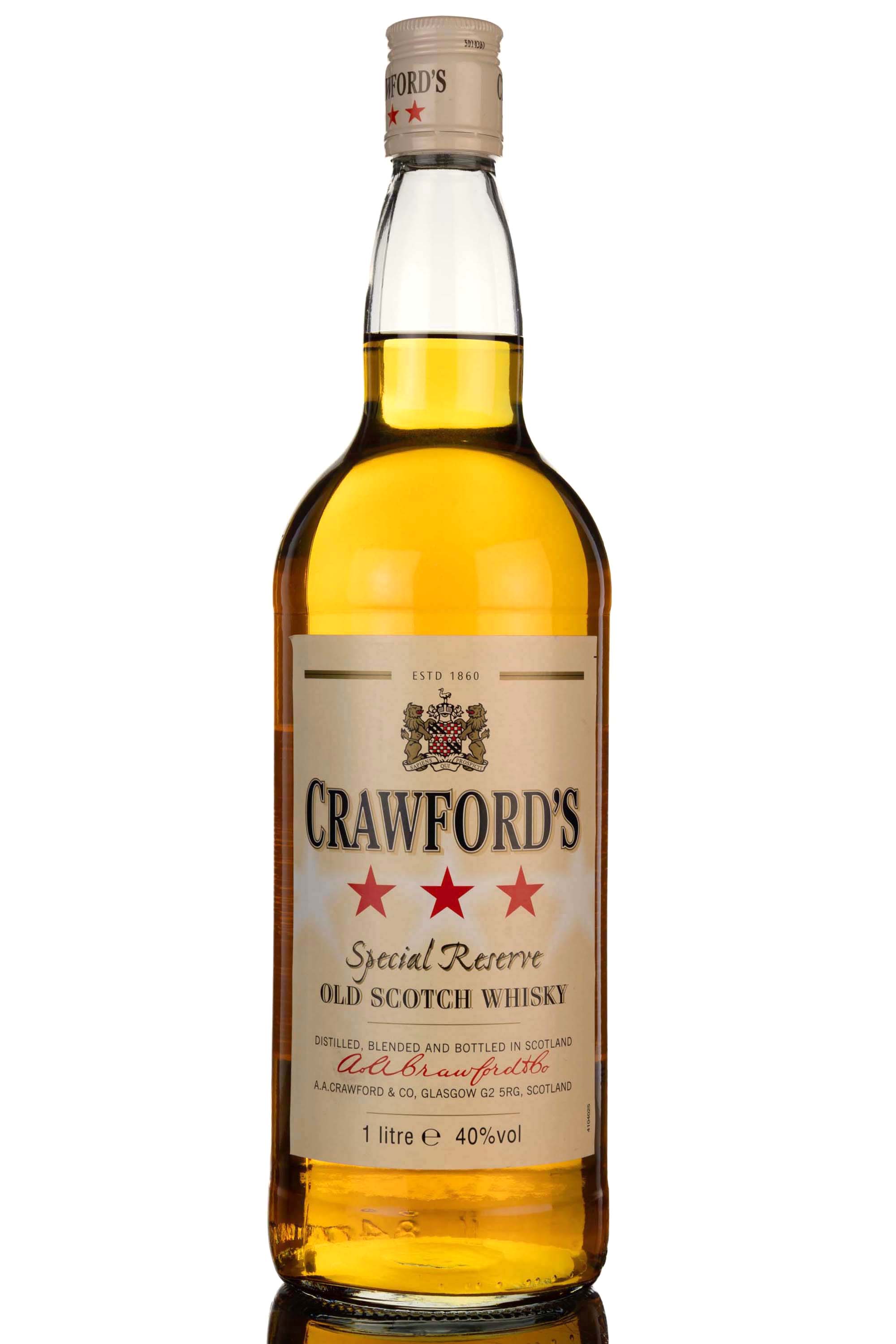 Crawfords 3 Star Special Reserve - 1 Litre