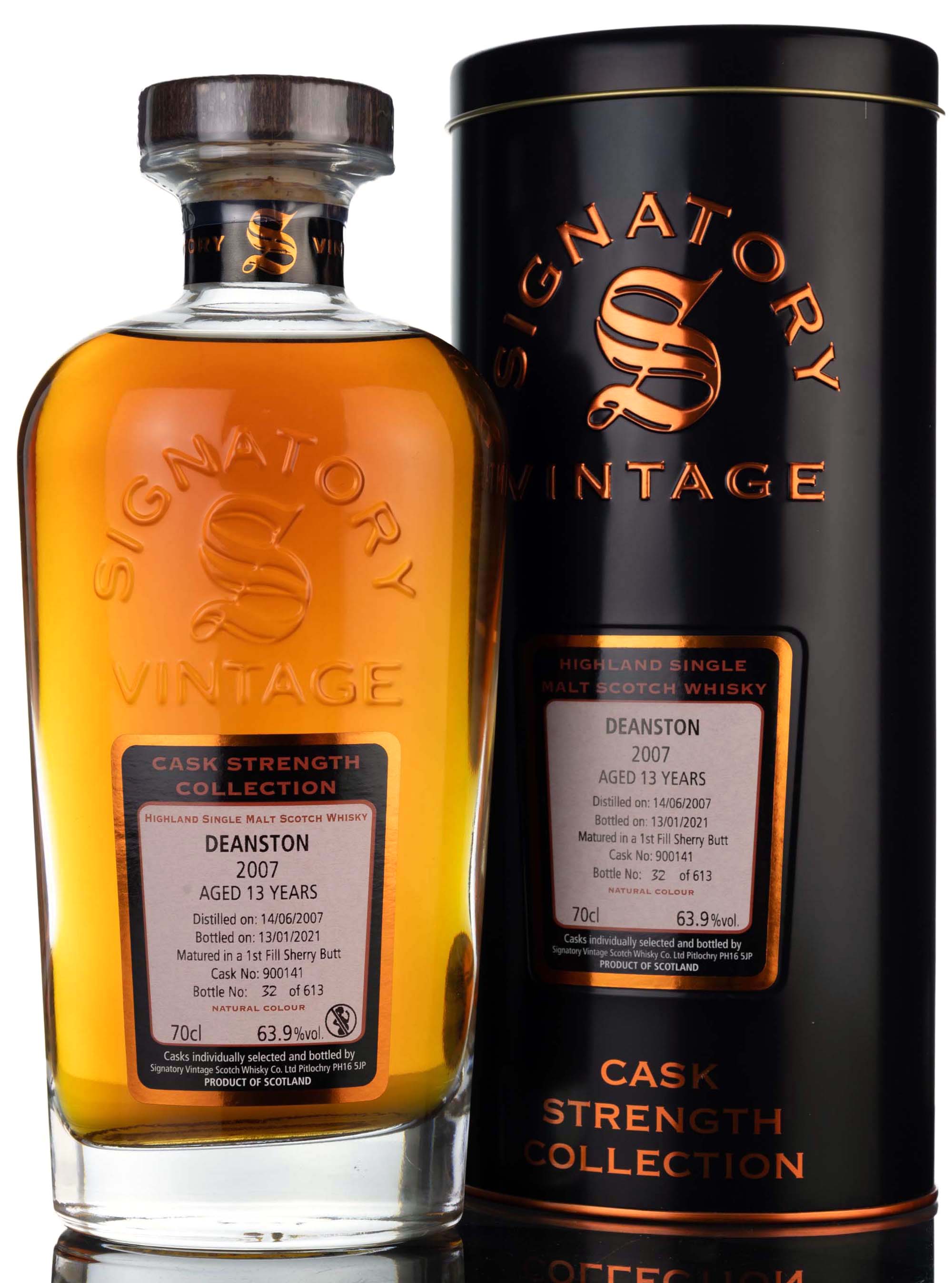 Deanston 2007-2021 - 13 Year Old - Signatory Vintage - Cask Strength Collection - Single C