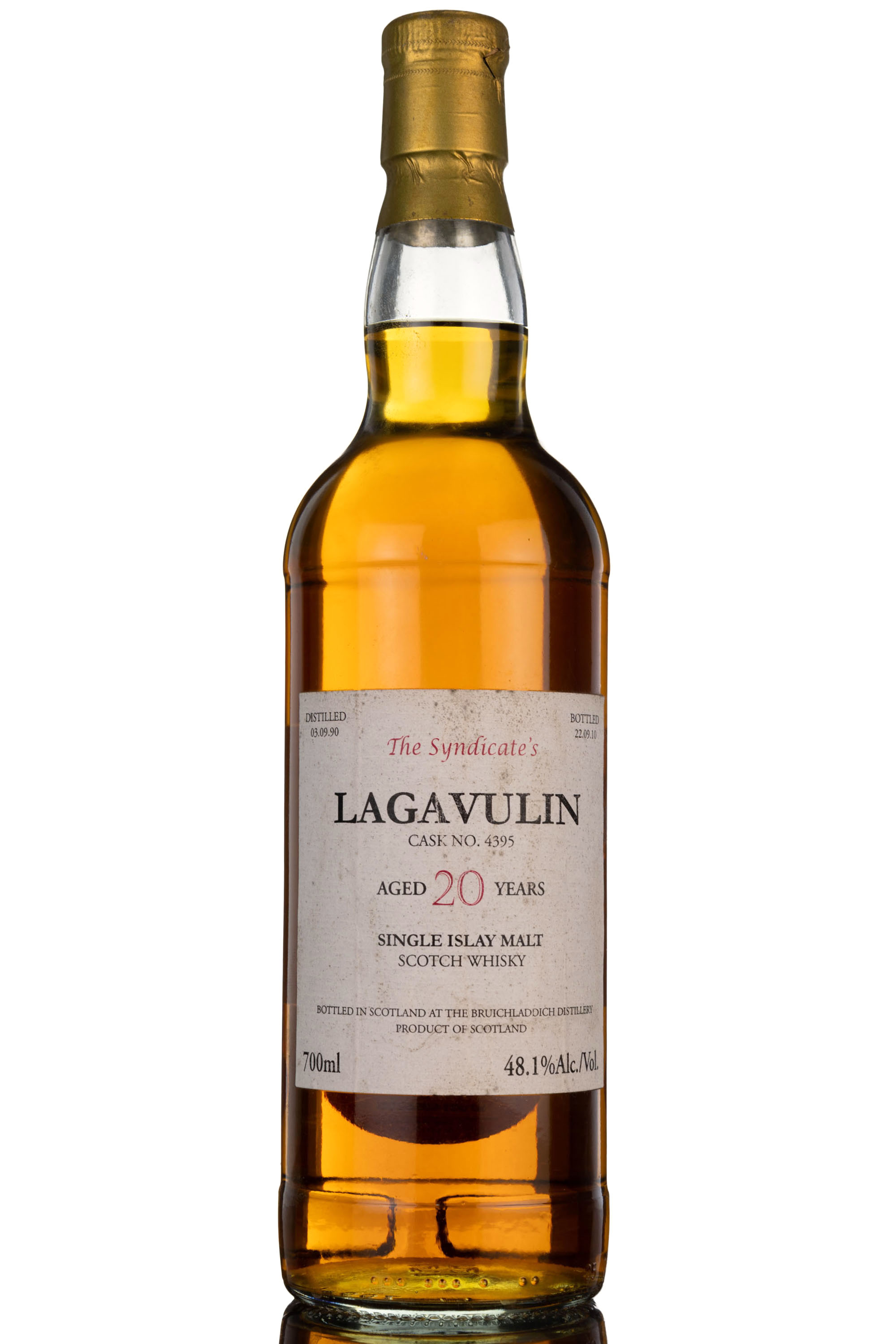 Lagavulin 1990-2010 - 20 Year Old - The Syndicates - Single Cask 4395