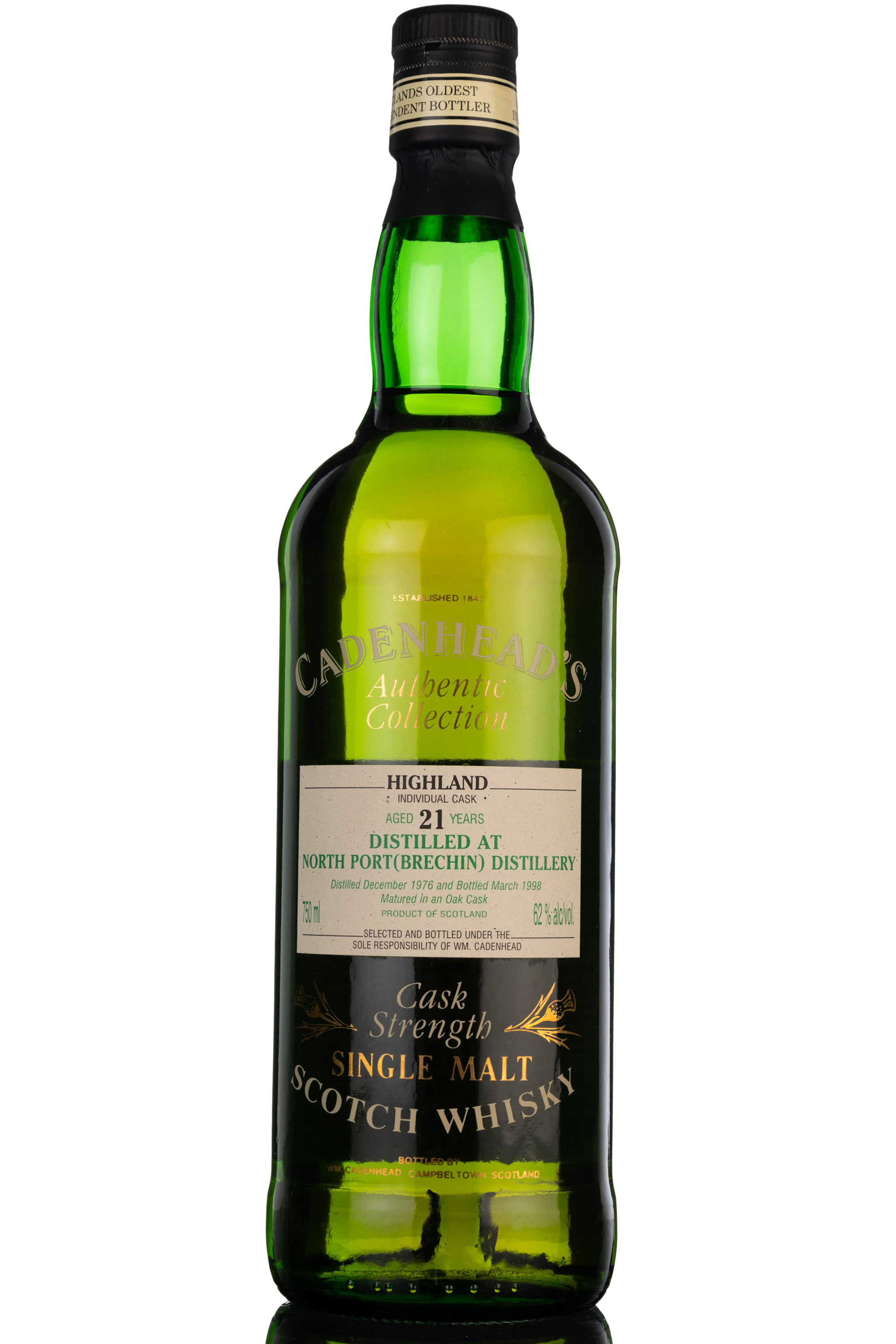 North Port 1976-1998 - 21 Year Old - Cadenheads Authentic Collection - Single Cask