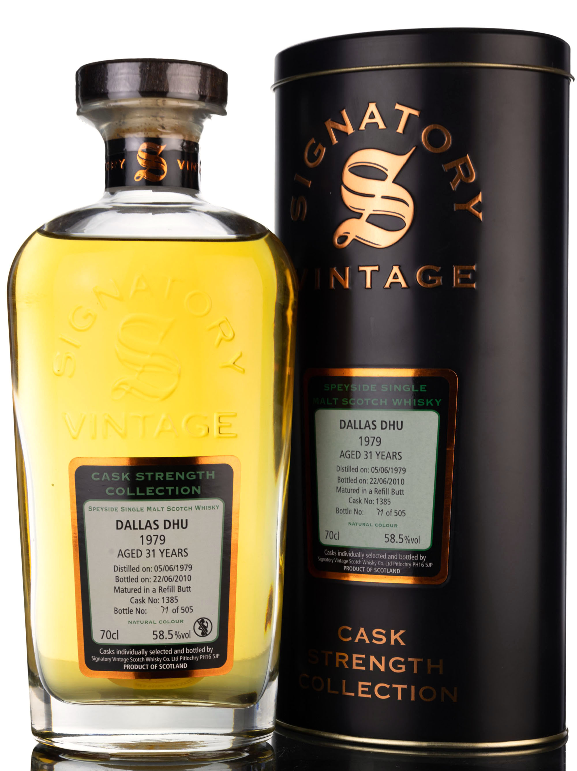 Dallas Dhu 1979-2010 - 31 Year Old - Signatory Vintage - Cask Strength Collection - Single