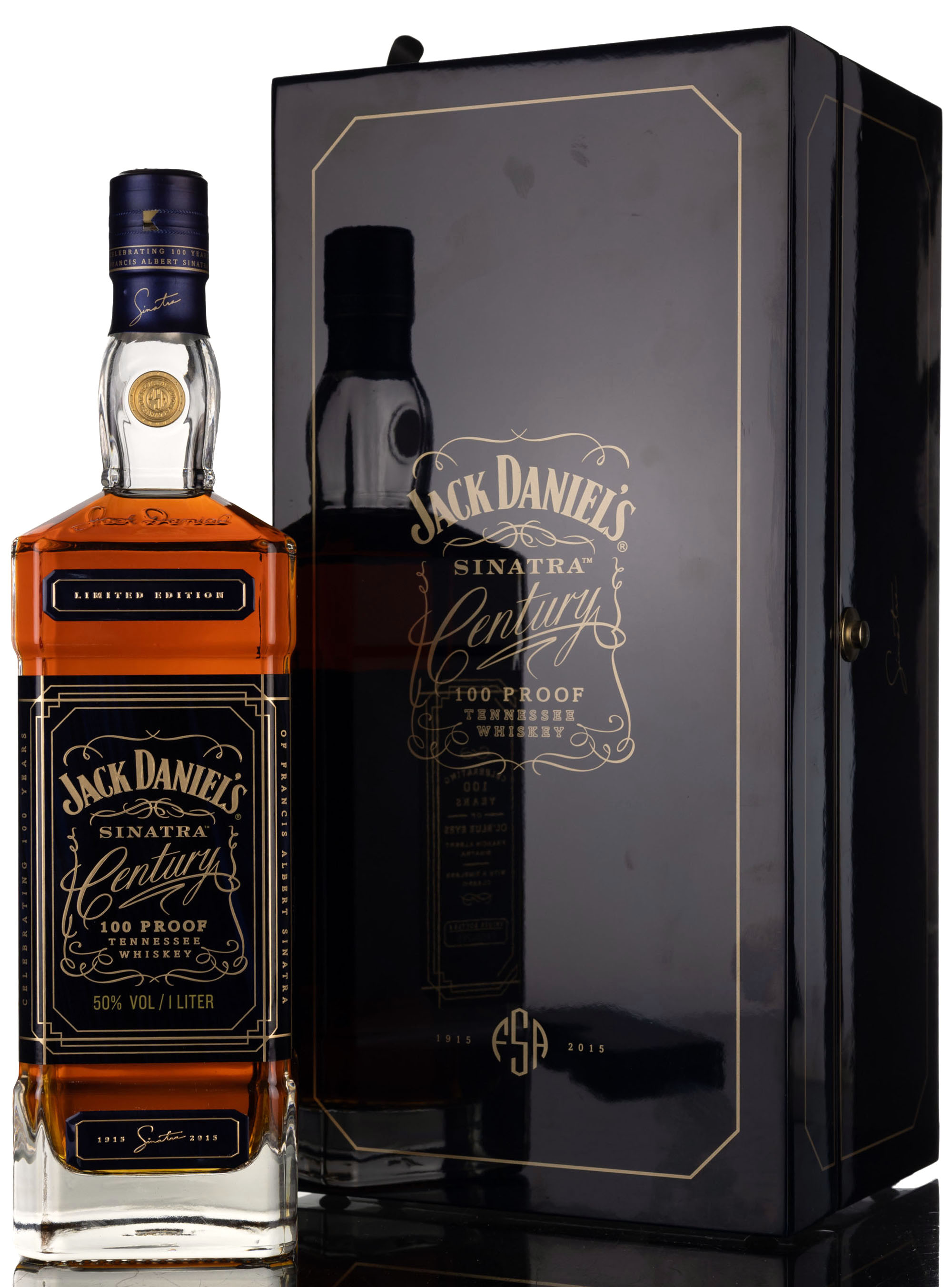 Jack Daniels Sinatra Century 1915-2015 - Limited Edition - 2015 Release - 1 Litre
