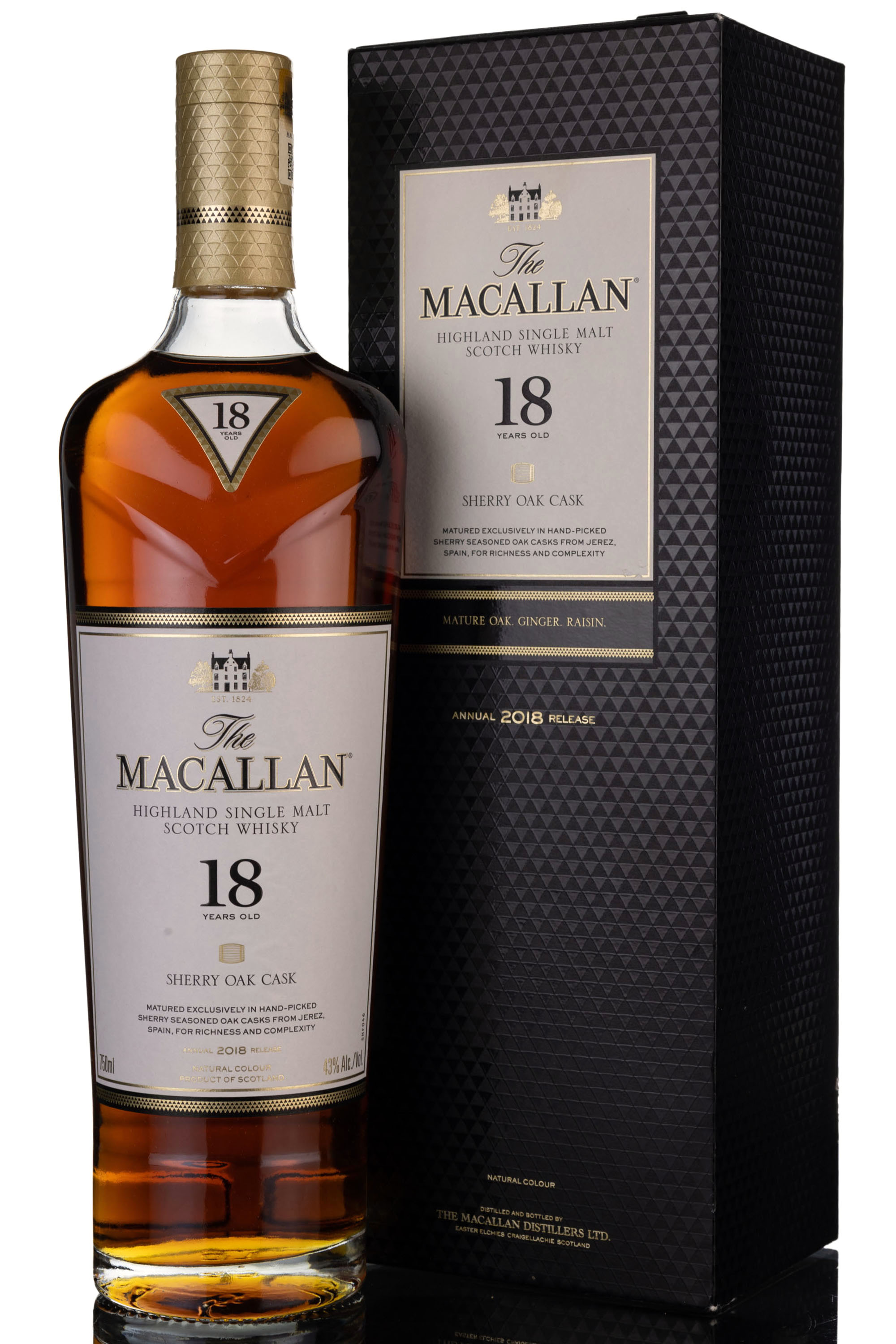 Macallan 18 Year Old - Sherry Cask - 2018 Release
