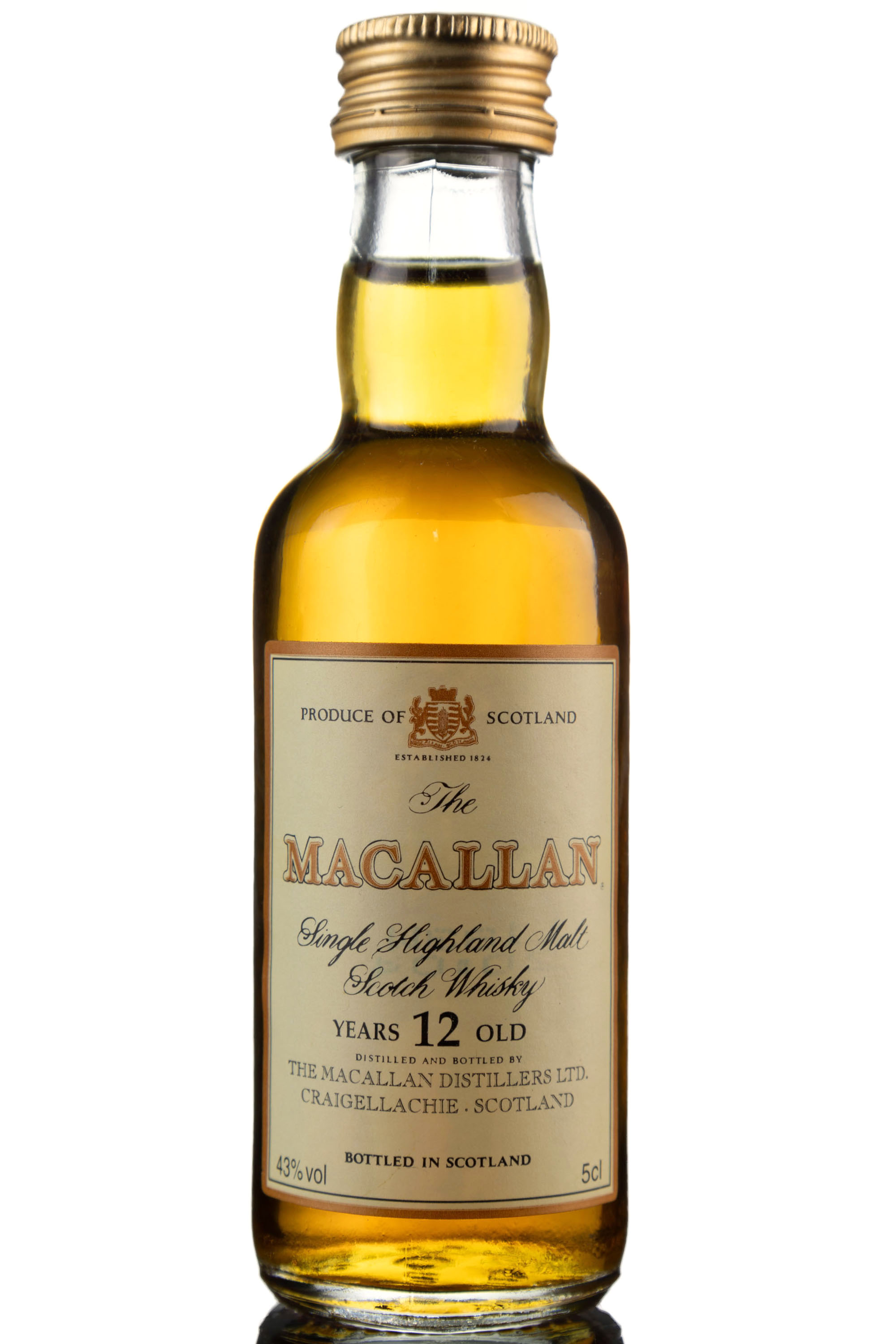 Macallan 12 Year Old Miniature