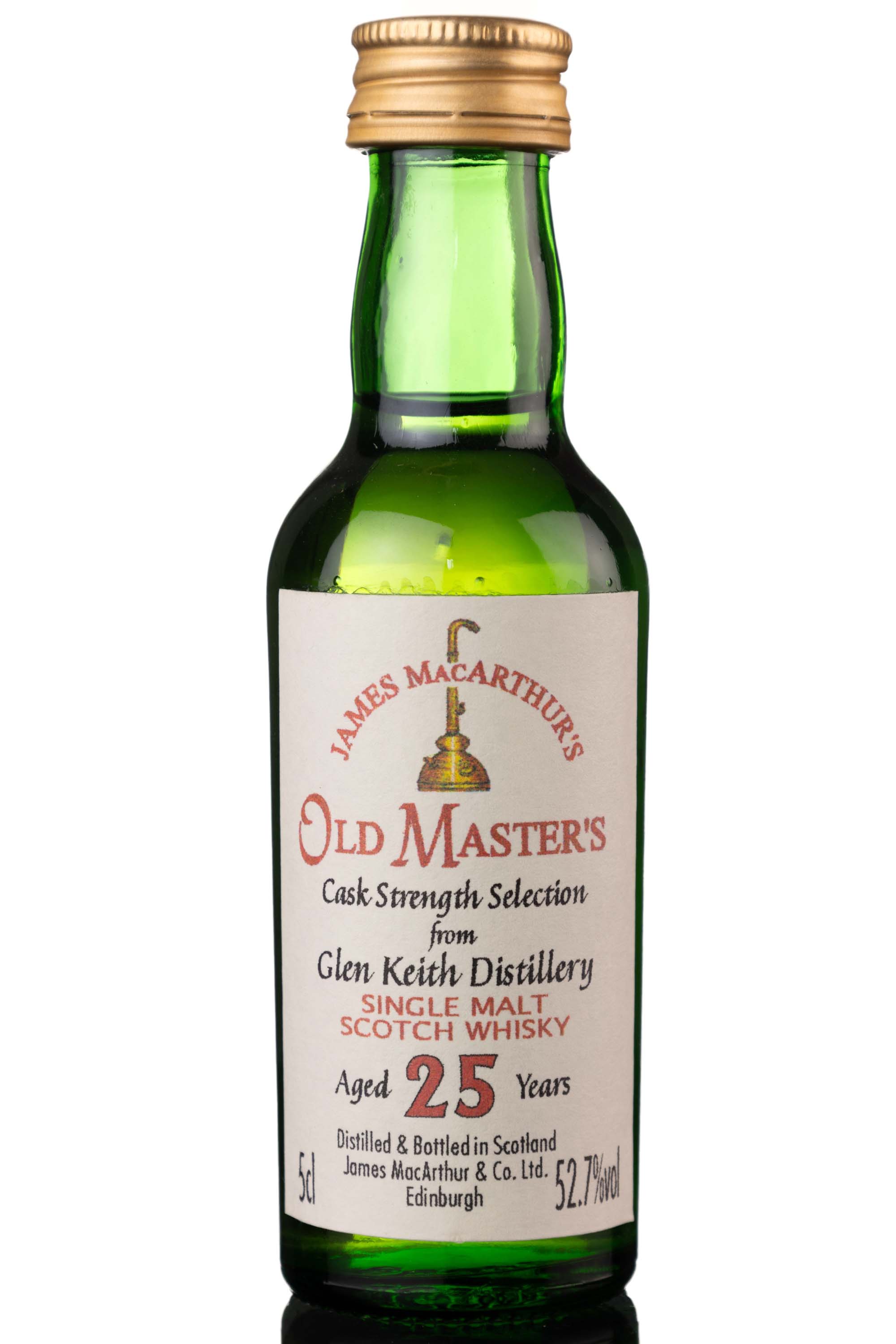 Glen Keith 25 Year Old - James MacArthur - Old Masters Miniature
