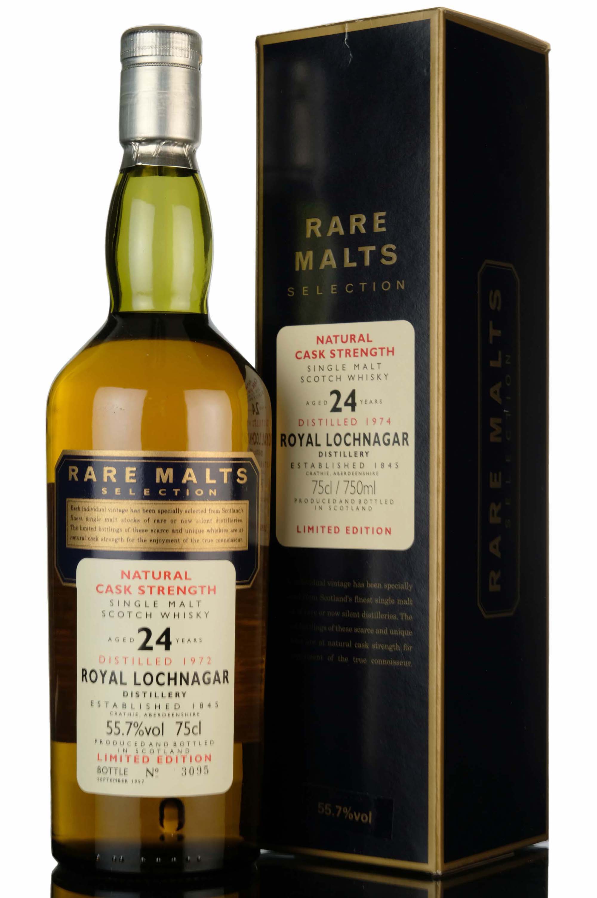 Royal Lochnagar 1972-1997 - 24 Year Old - Rare Malts 55.7%