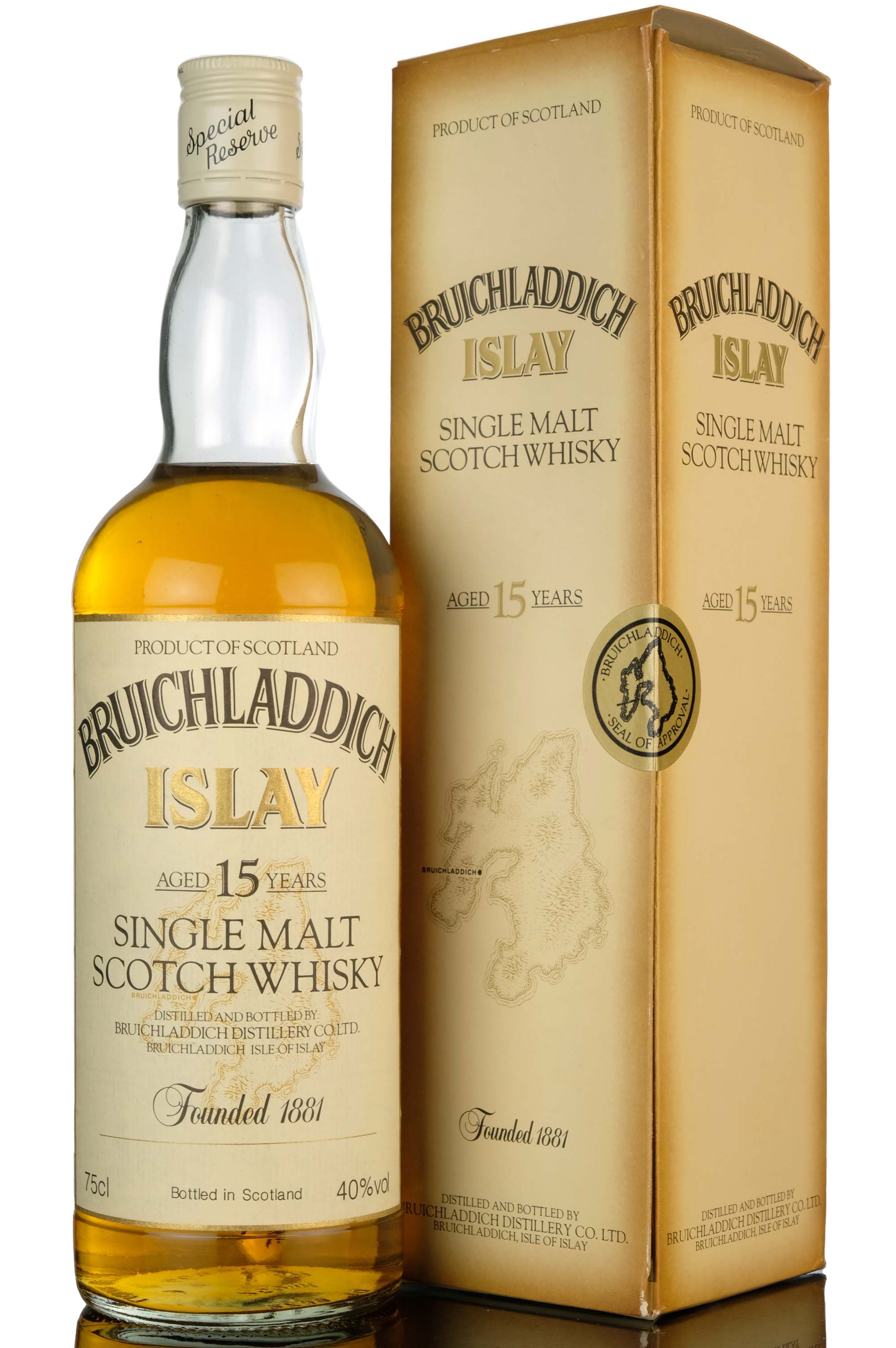 Bruichladdich 15 Year Old - Special Reserve - 1980s