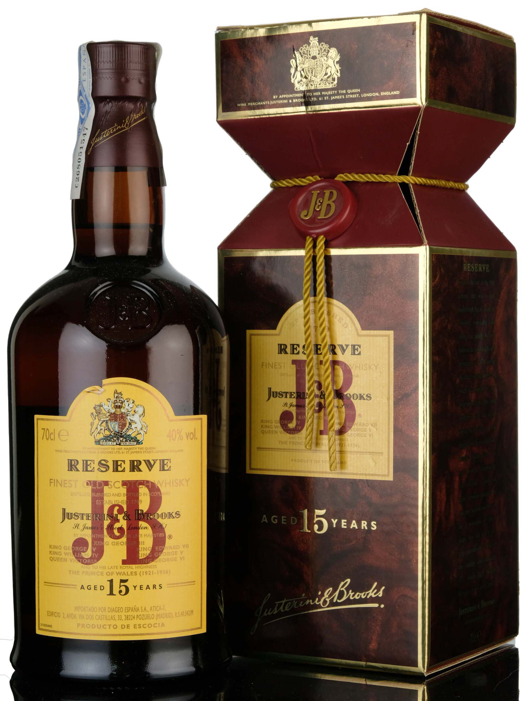 J&B 15 Year Old - Reserve