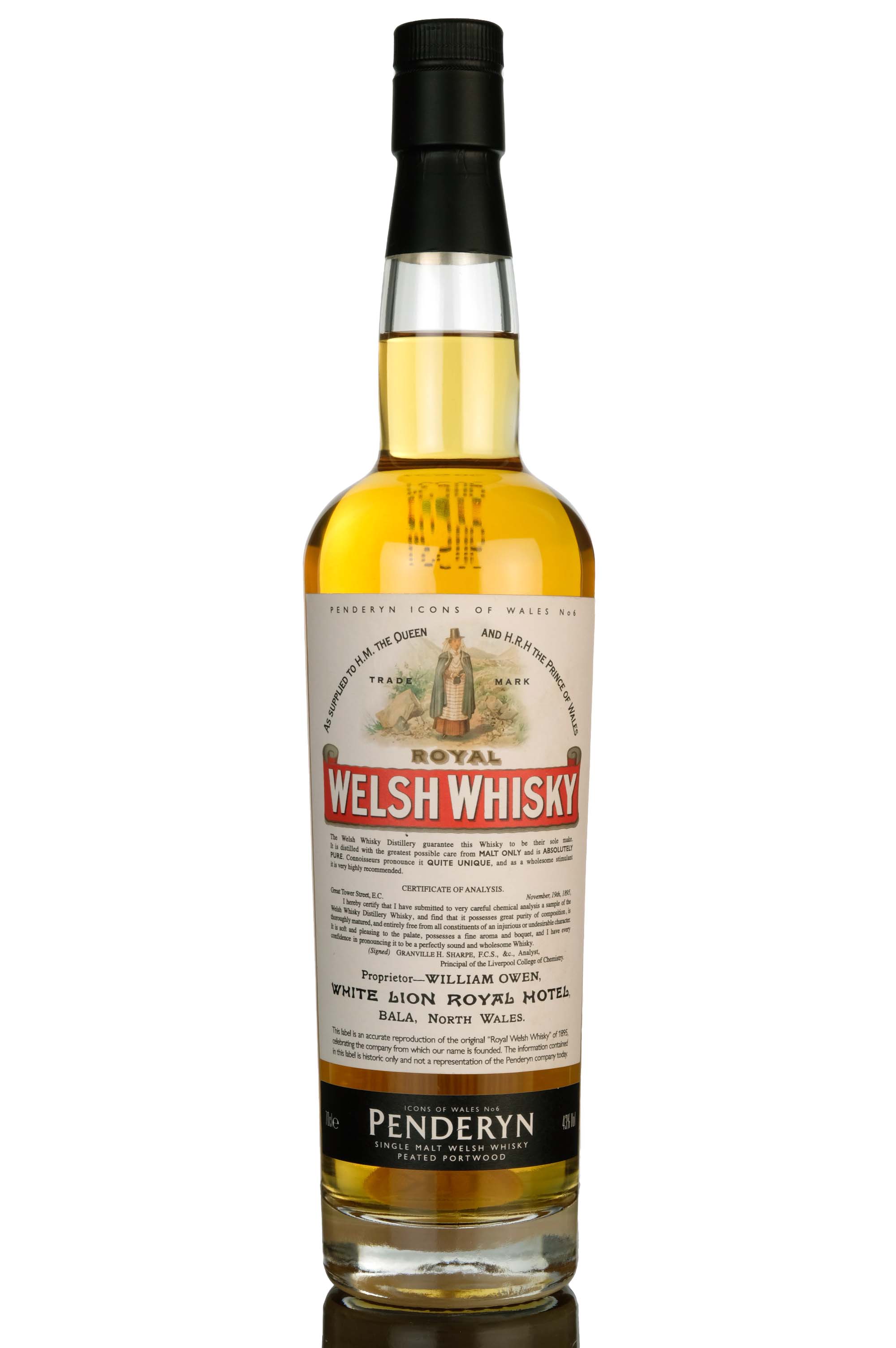 Penderyn Icons Of Wales - Royal Welsh Whisky No. 6/50 - 2019 Release