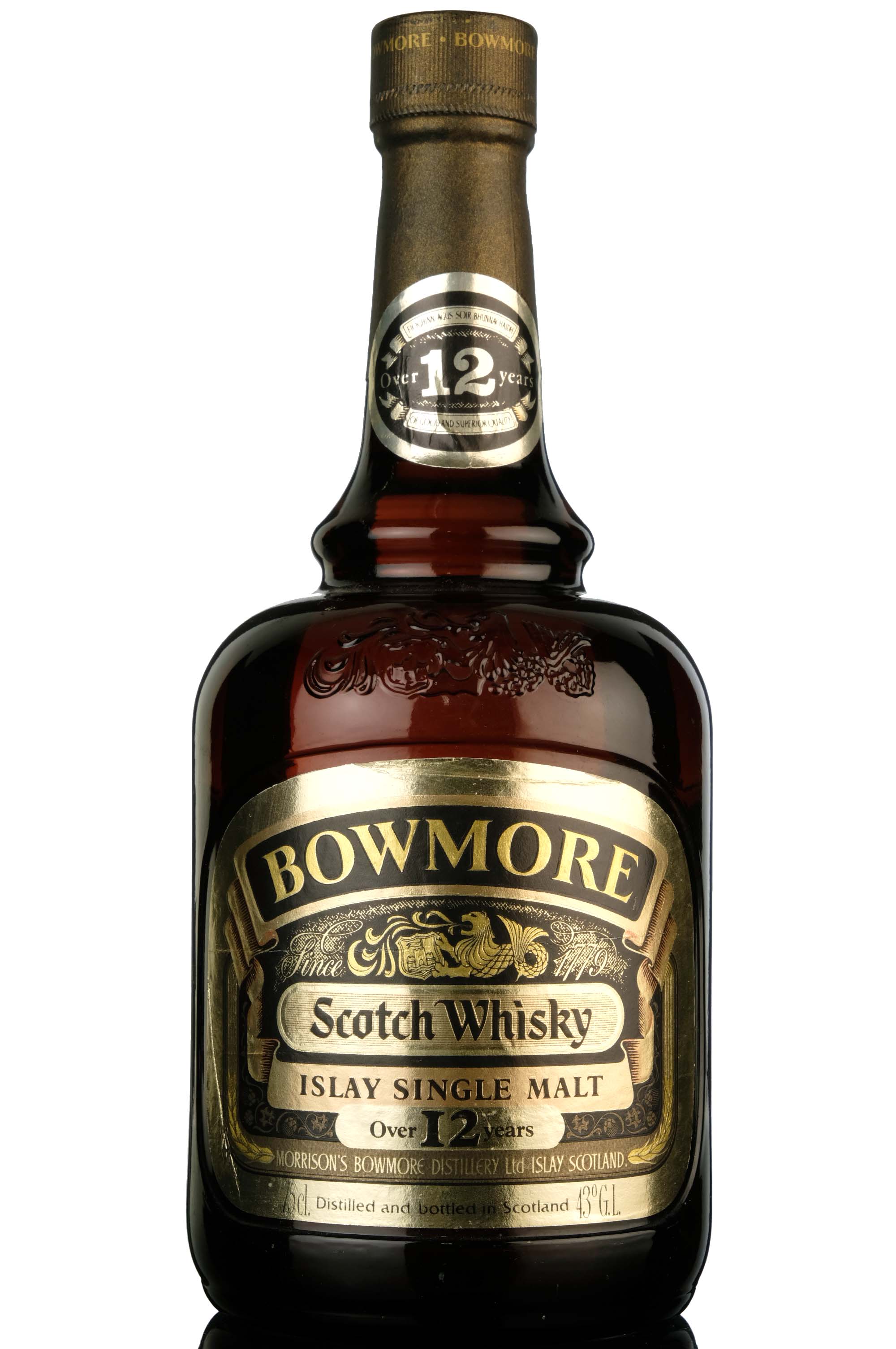 Bowmore 12 Year Old Dumpy - 1980s