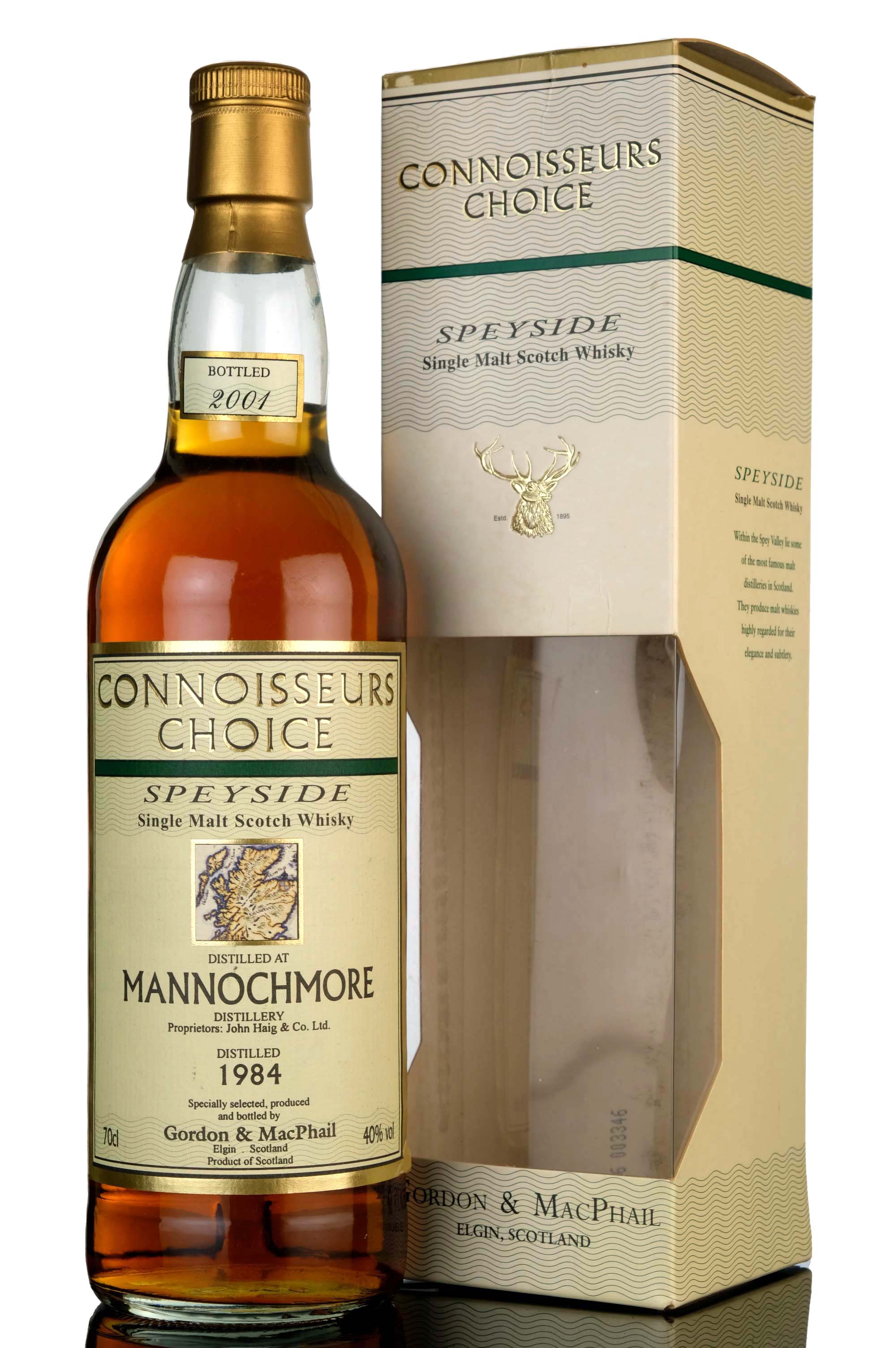 Mannochmore 1984-2001 - Gordon & MacPhail - Connoisseurs Choice