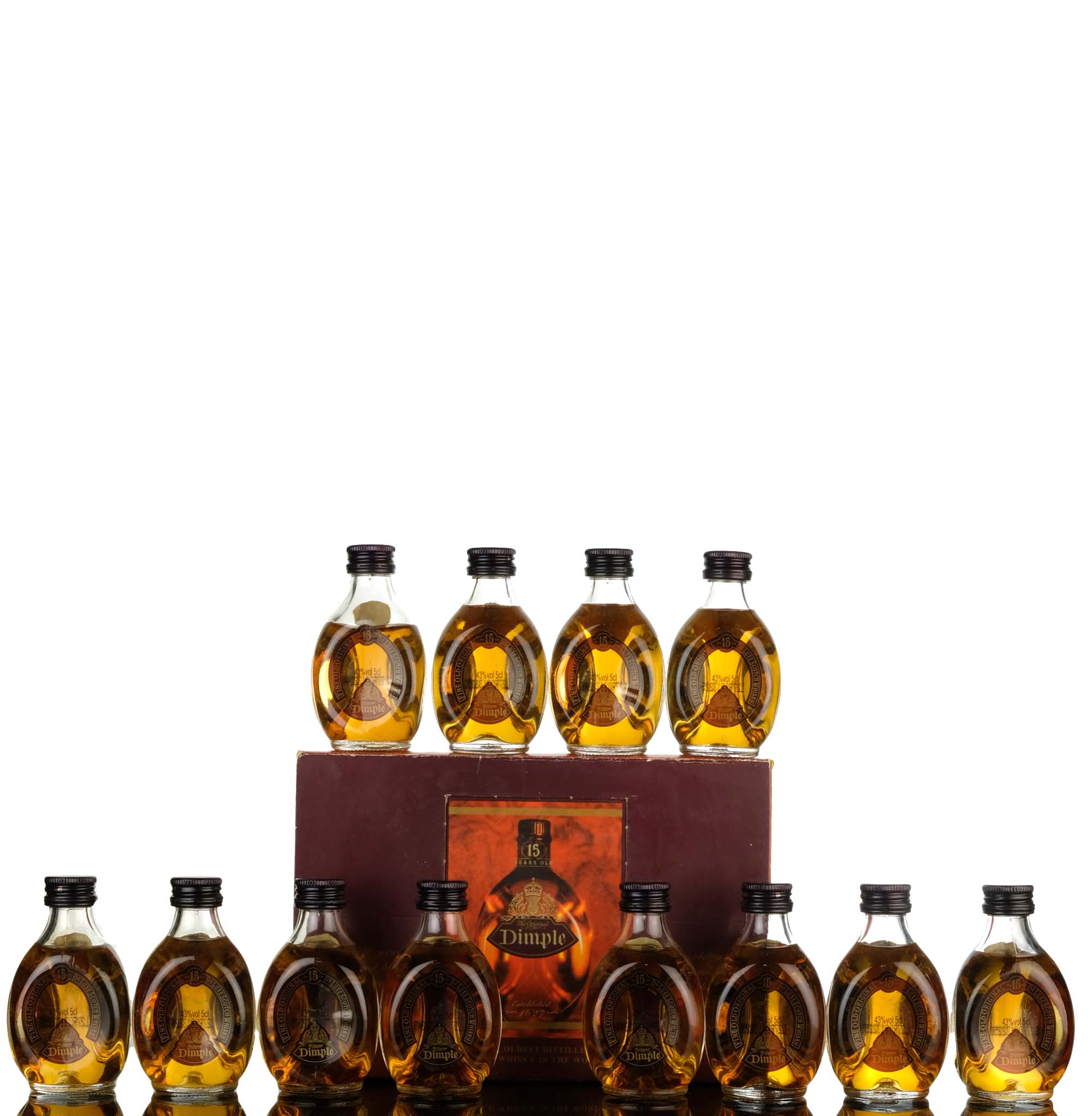 Dimple 15 Year Old - Fine Old Original - 2000s - Full Case Of Miniatures