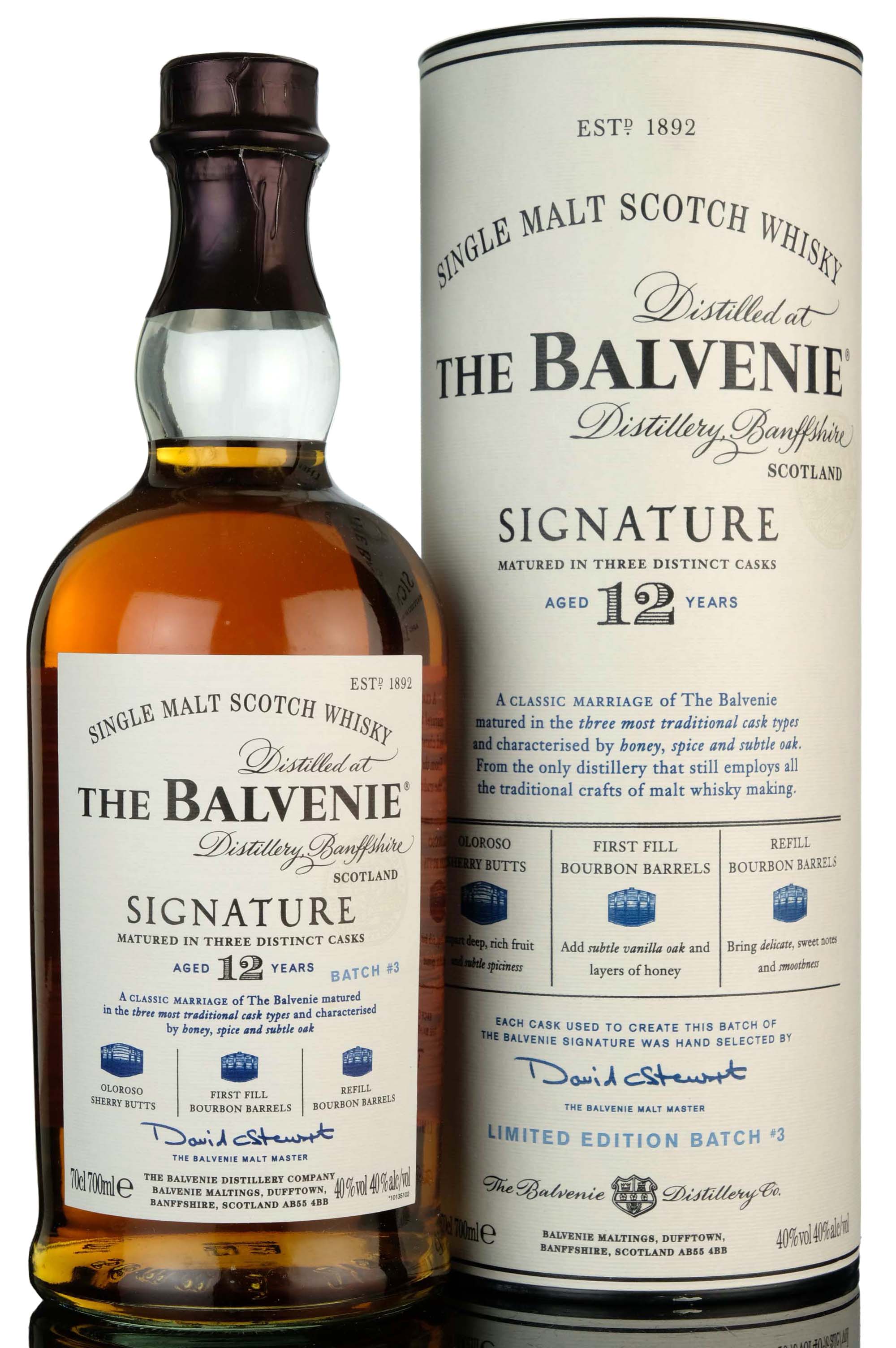 Balvenie 12 Year Old - Signature Batch 3 - 2010 Release
