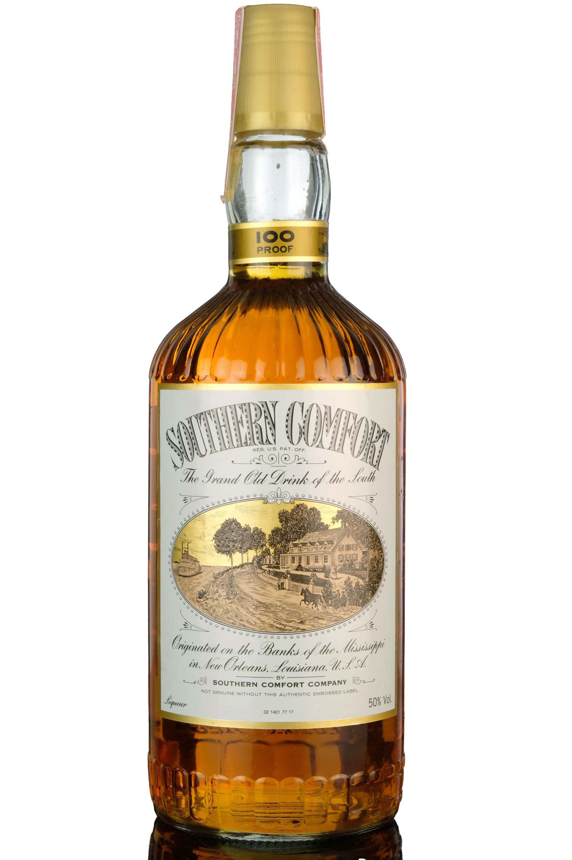 Southern Comfort Whiskey Liqueur - 100 Proof - 1 Litre