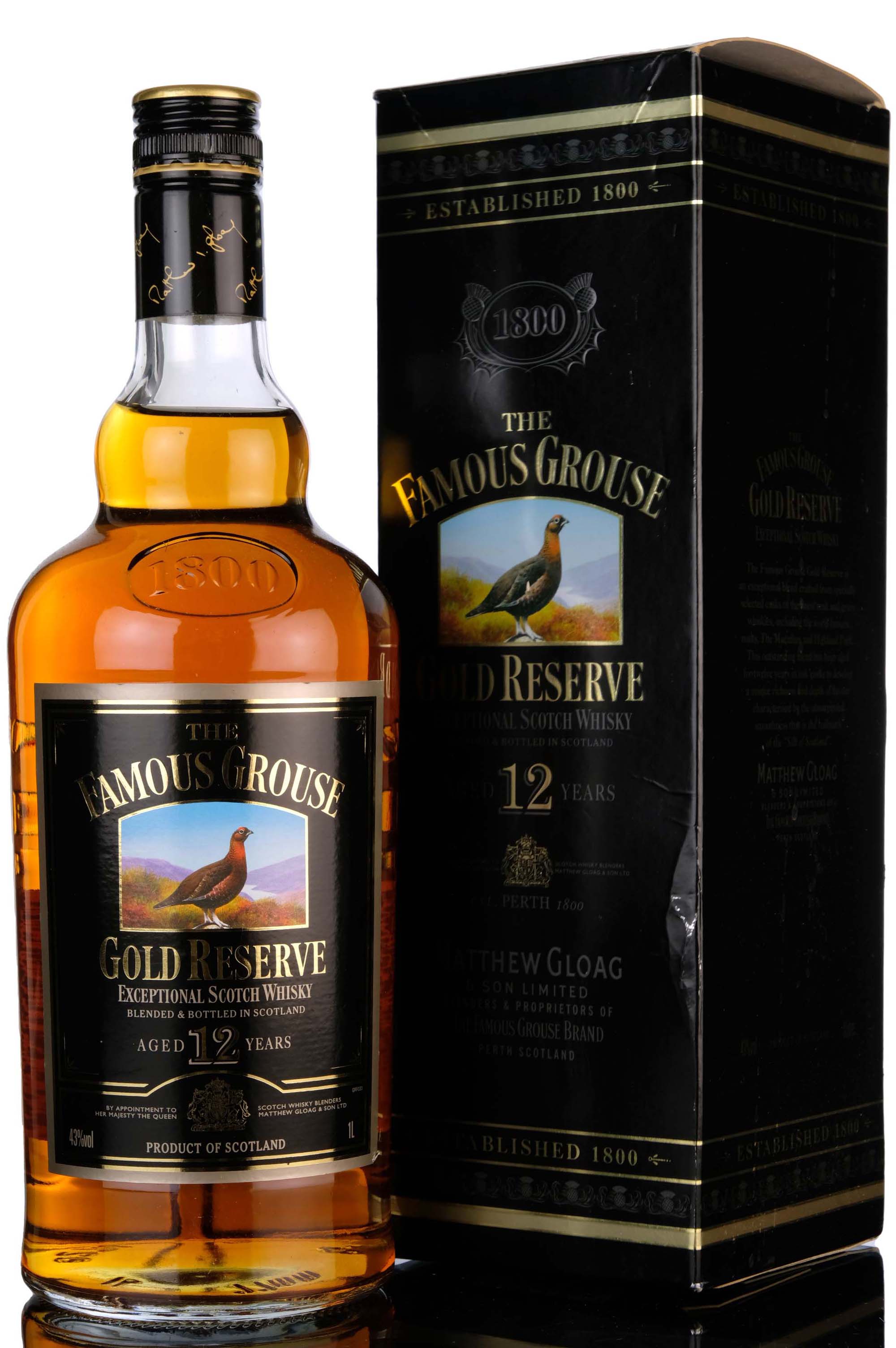 Famous Grouse 12 Year Old - Gold Reserve - 1 Litre