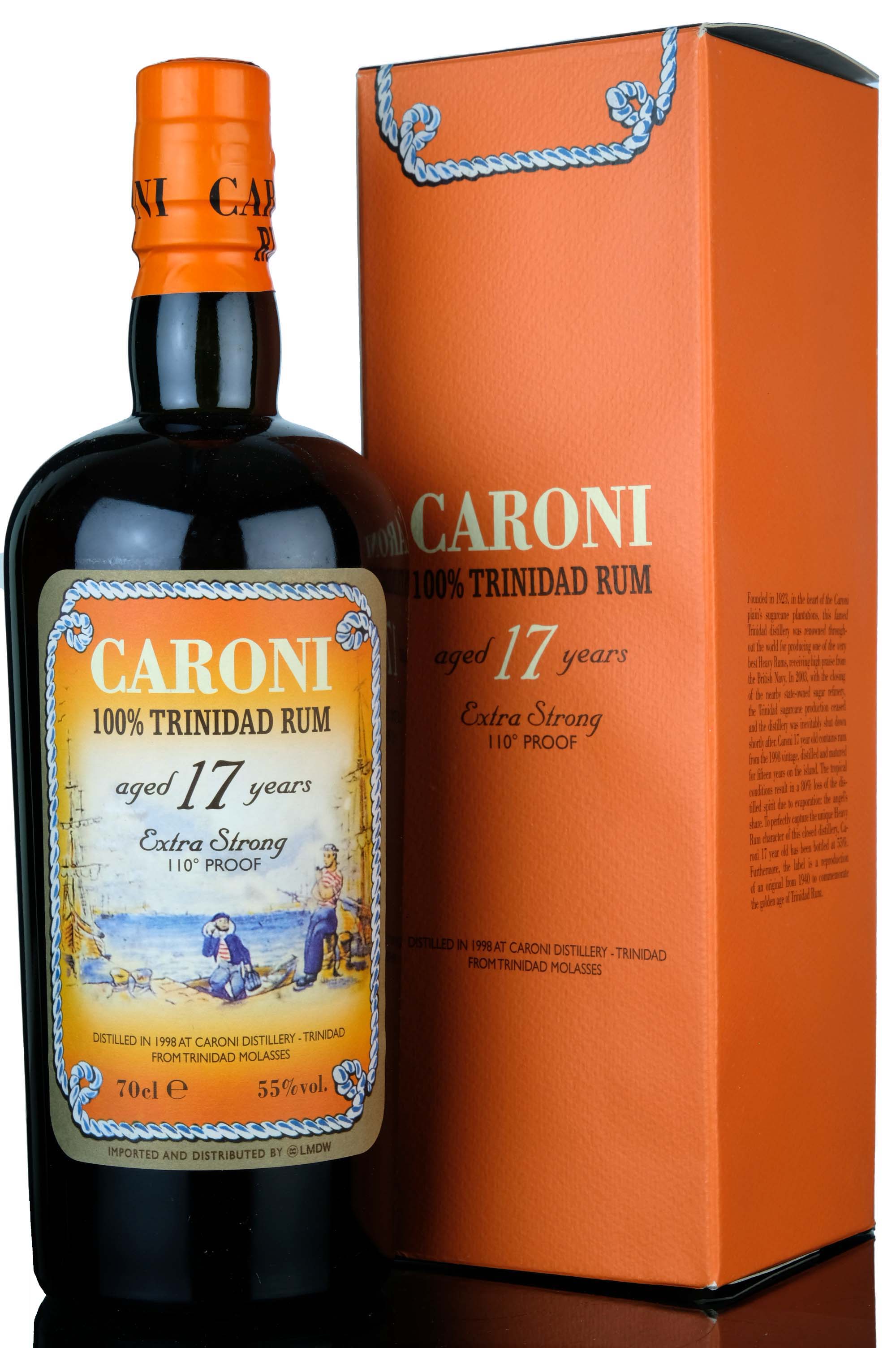 Caroni 1998-2015 - 17 Year Old - Extra Strong Rum