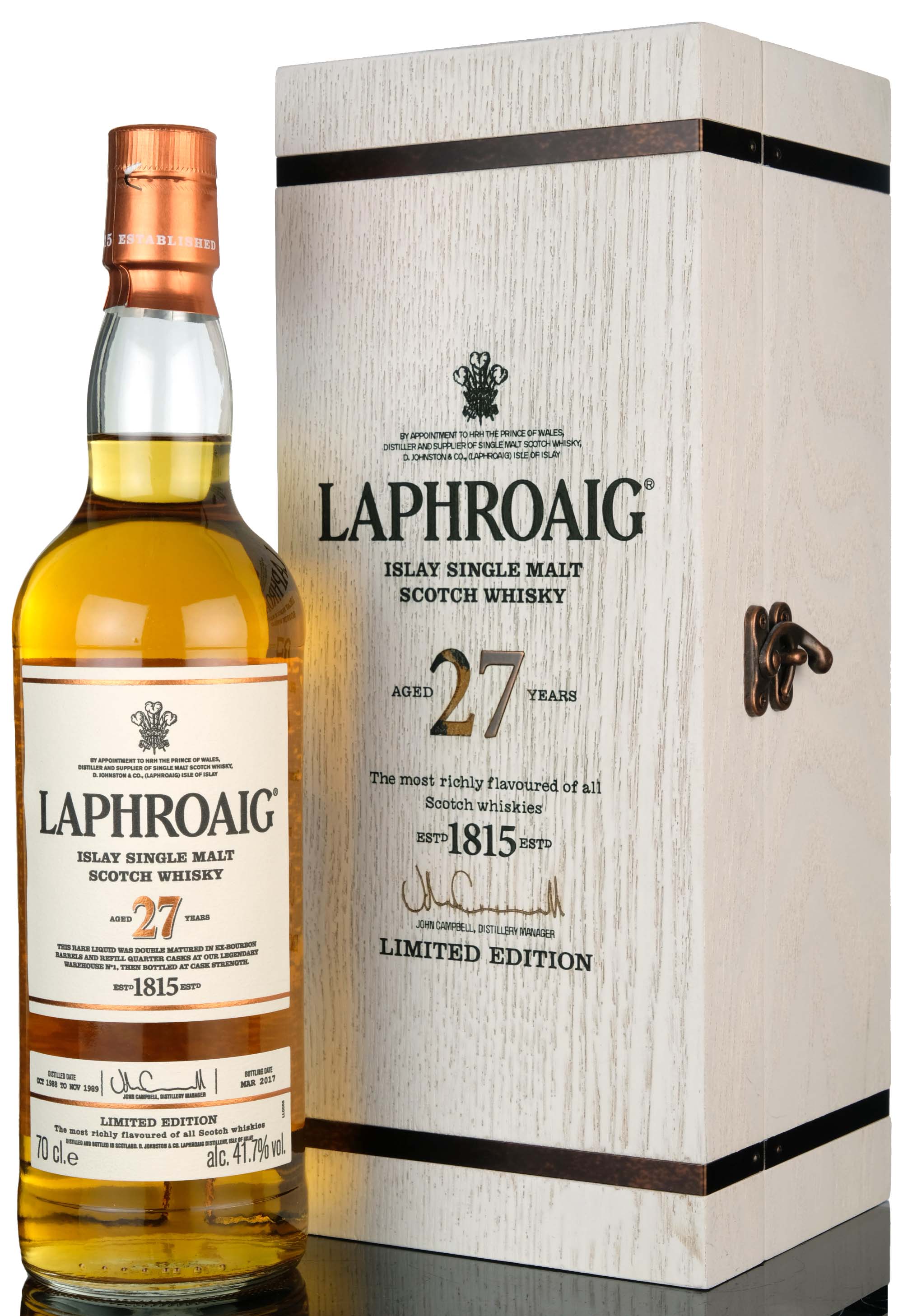 Laphroaig 1989-2017 - 27 Year Old - Limited Edition