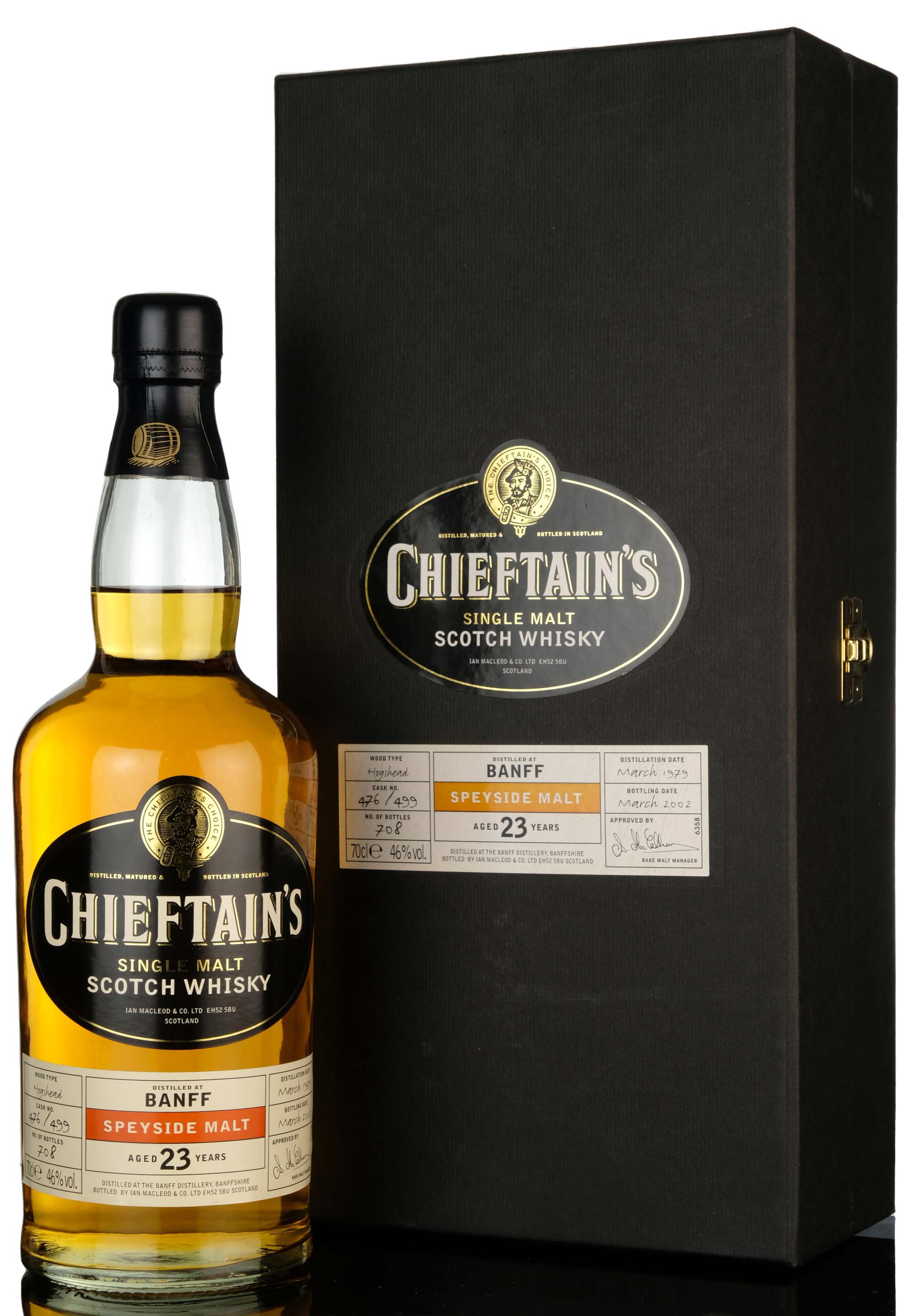 Banff 1979-2002 - 23 Year Old - Chieftains - Casks 476/499
