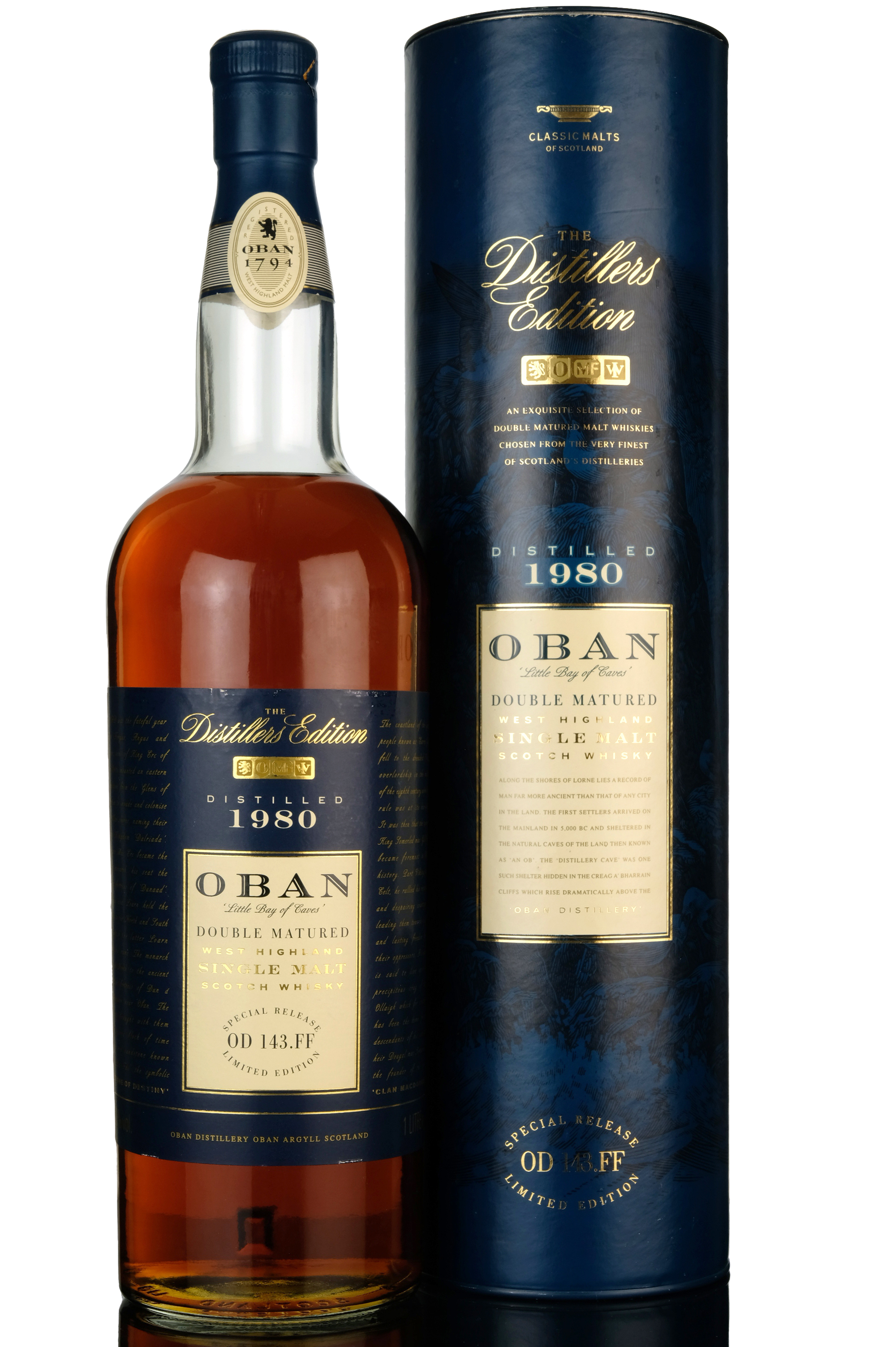 Oban 1980 - Distillers Edition - 1 Litre