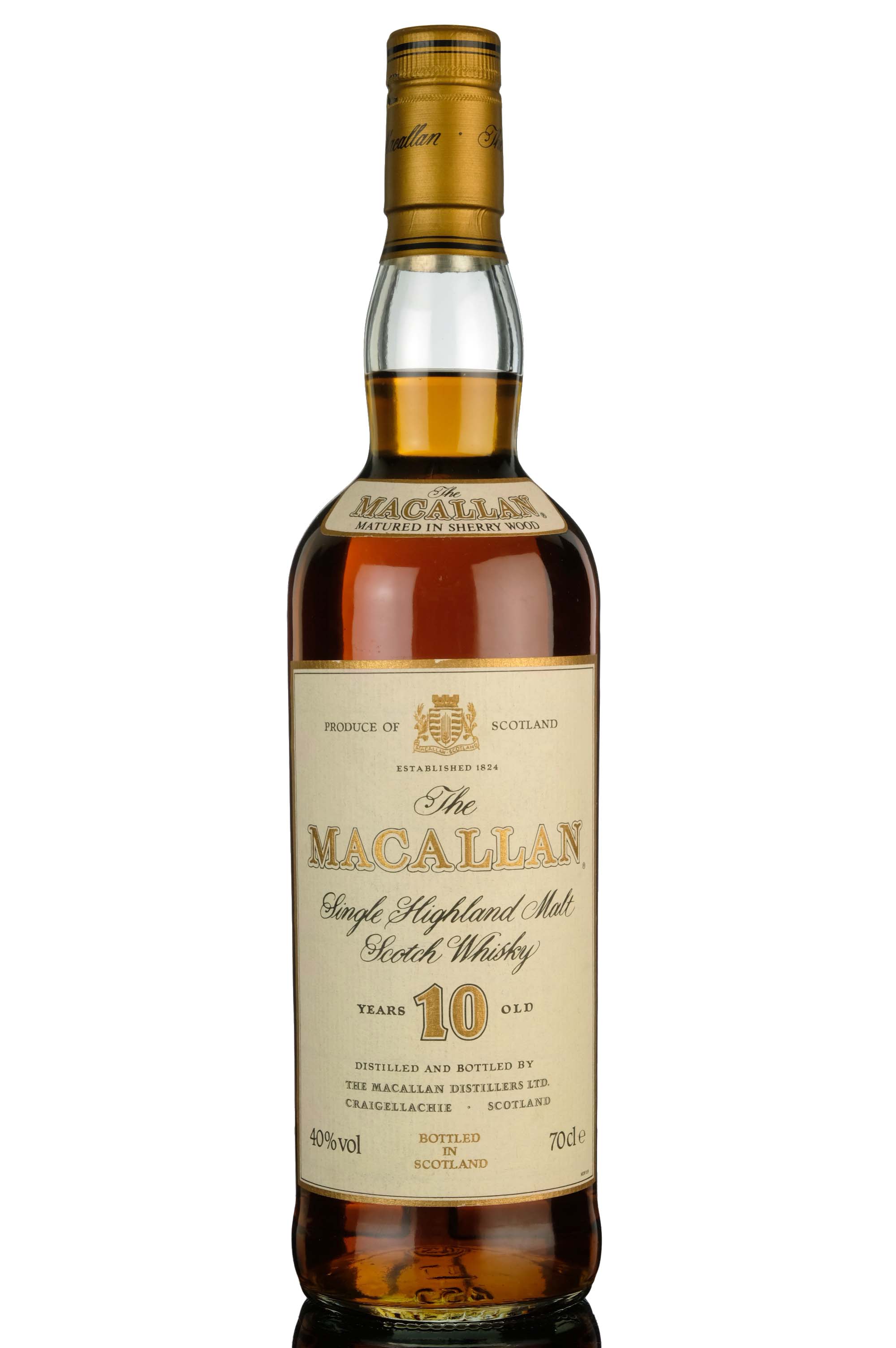 Macallan 10 Year Old - Sherry Cask - 1990s