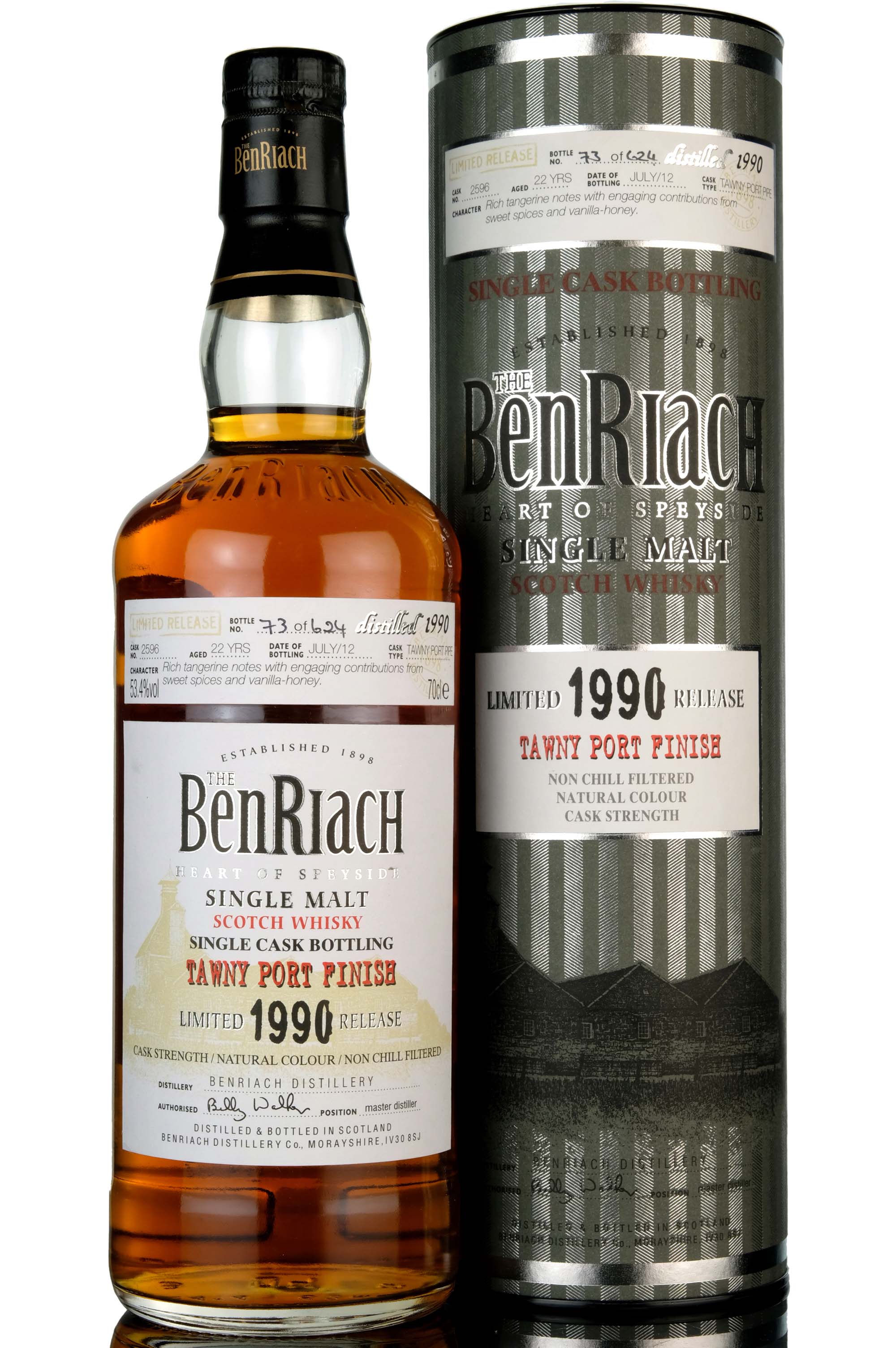 Benriach 1990-2012 - 22 Year Old - Single Cask 2596