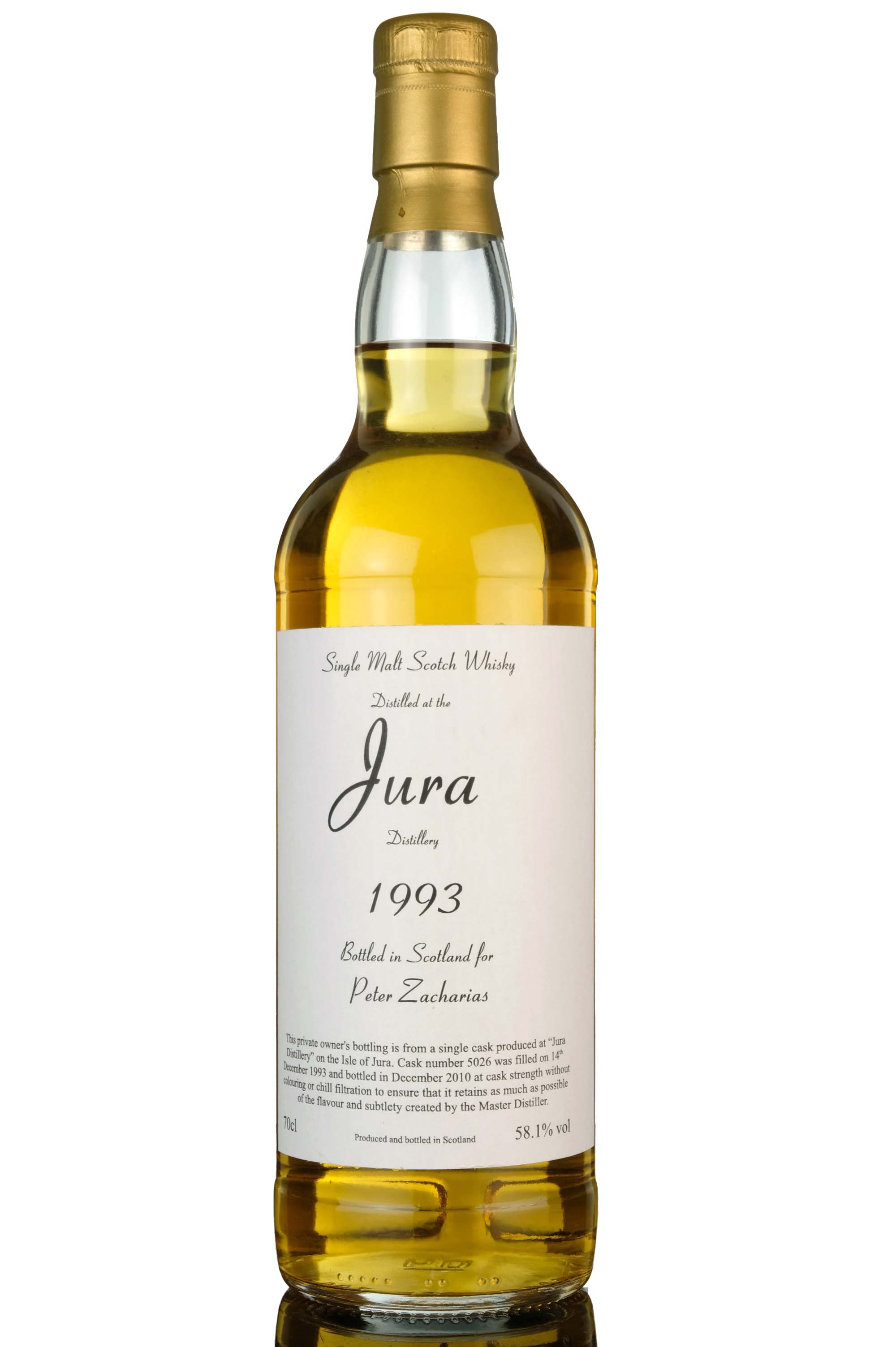 Jura 1993-2010 - Single Cask 5026 - Peter Zacharias Private Bottling
