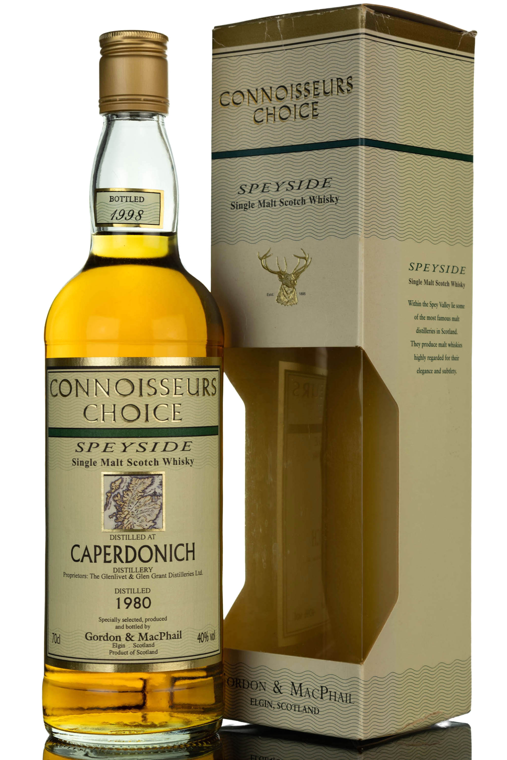 Caperdonich 1980-1998 - Gordon & MacPhail - Connoisseurs Choice