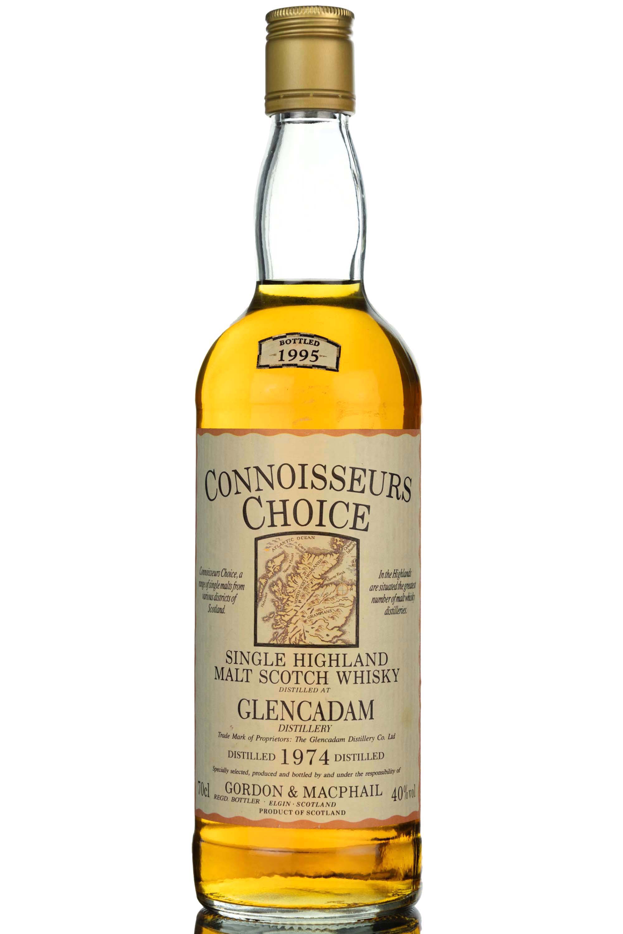 Glencadam 1974-1995 - Gordon & MacPhail - Connoisseurs Choice