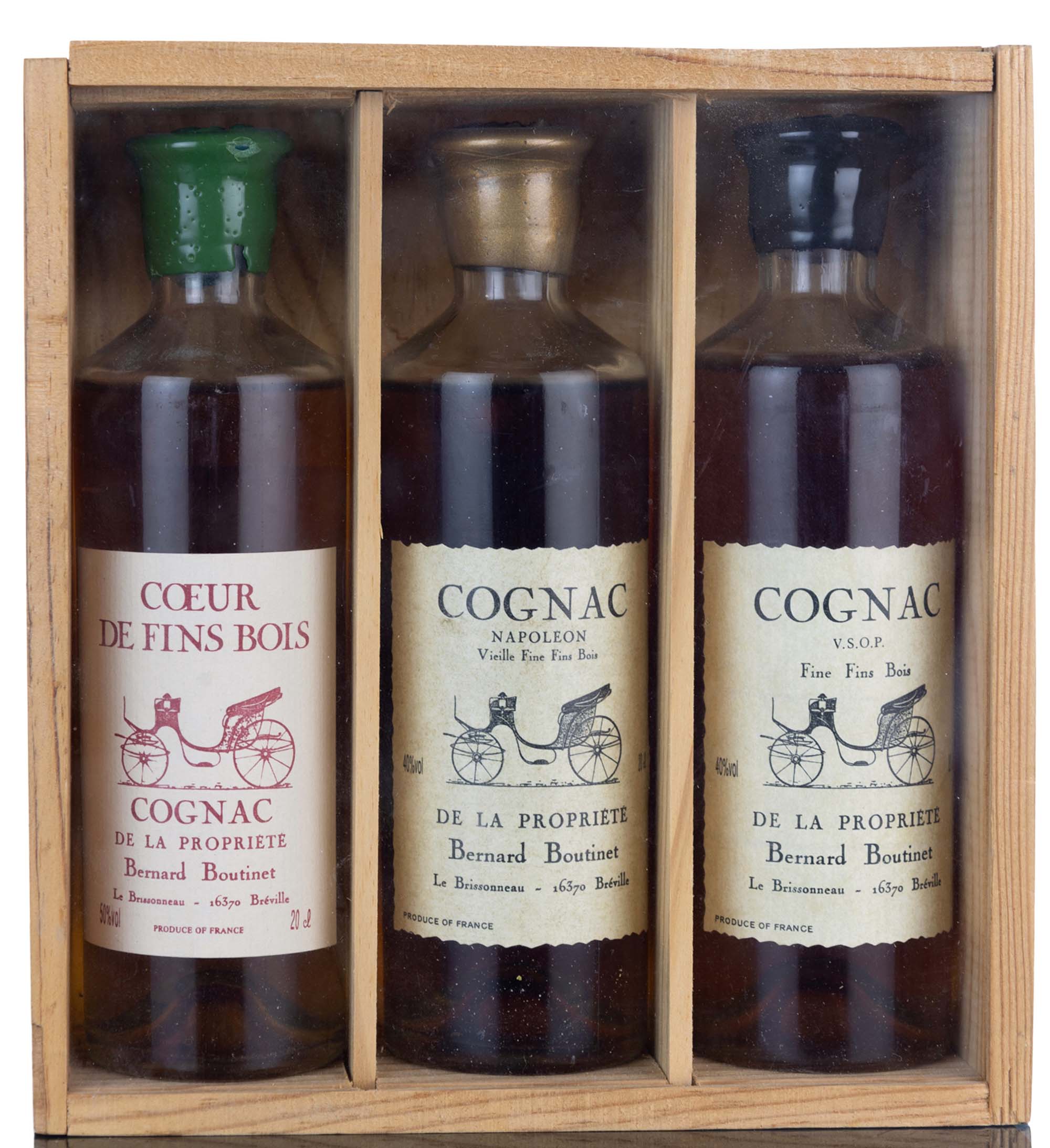 Bernard Boutinet Cognac - Quarter Bottle Box Set