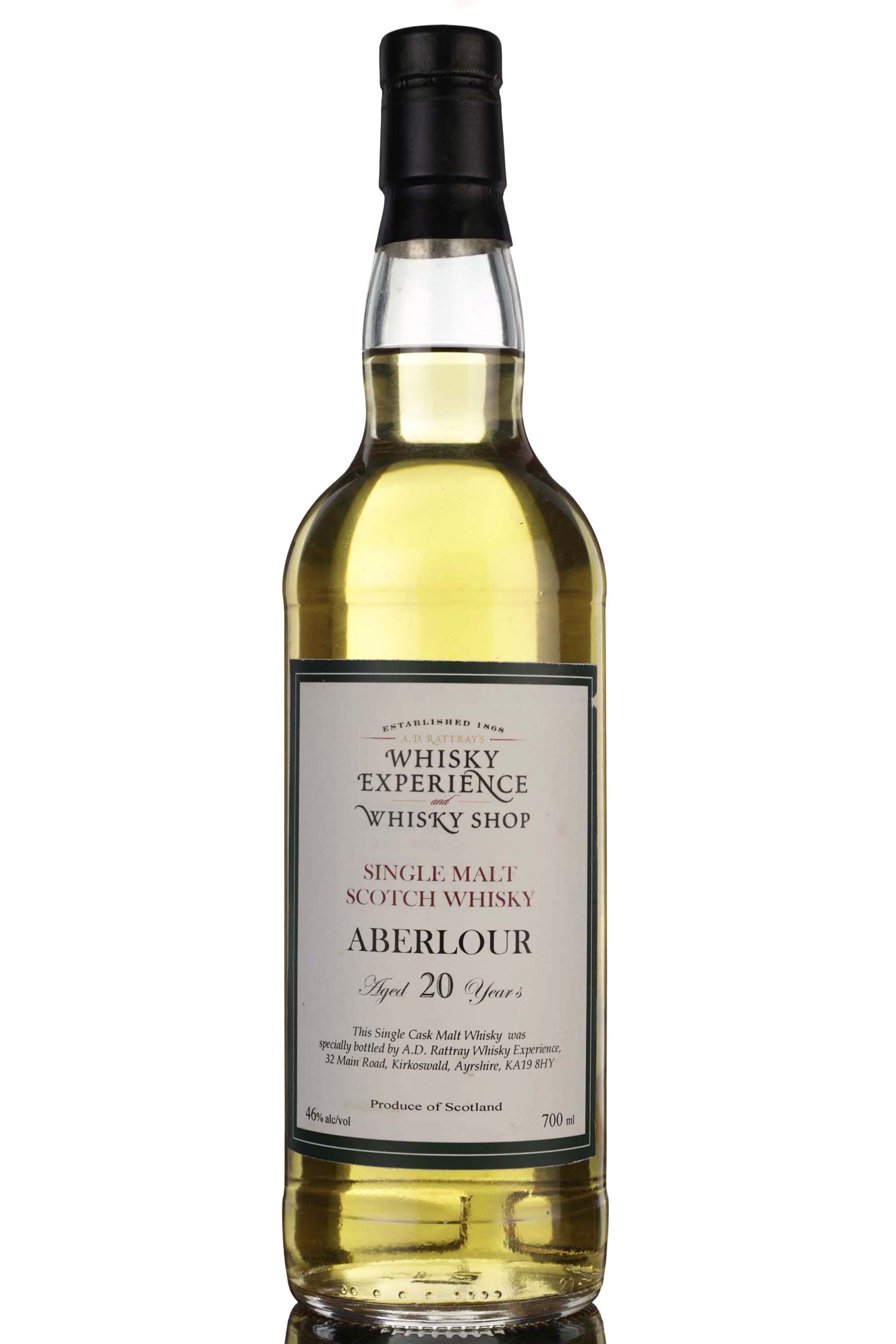 Aberlour 20 Year Old - AD Rattray - The Whisky Experience and The Whisky Shop - Single Cas