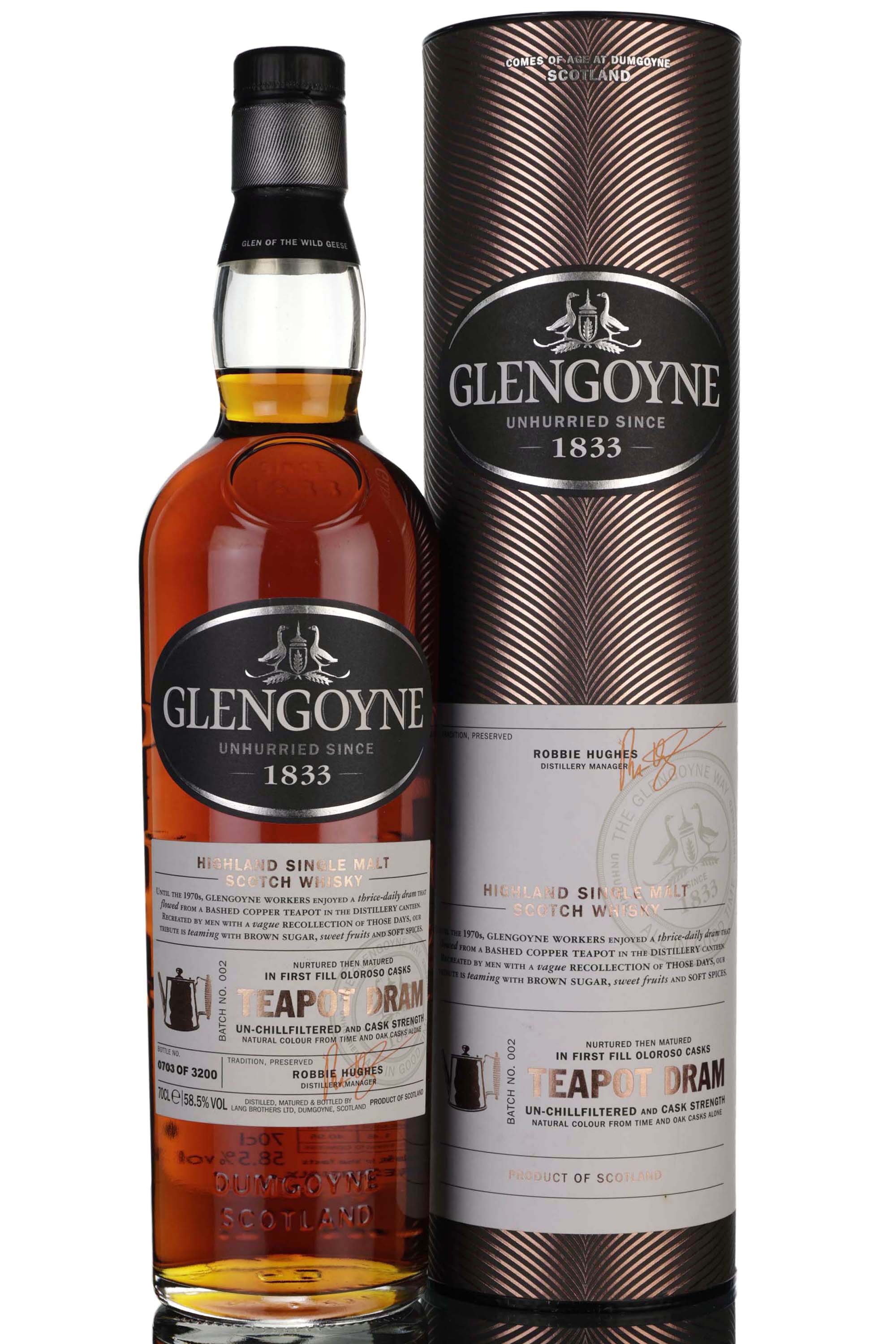 Glengoyne The Teapot Dram - Distillery Exclusive - Batch 2 - 2013 Release