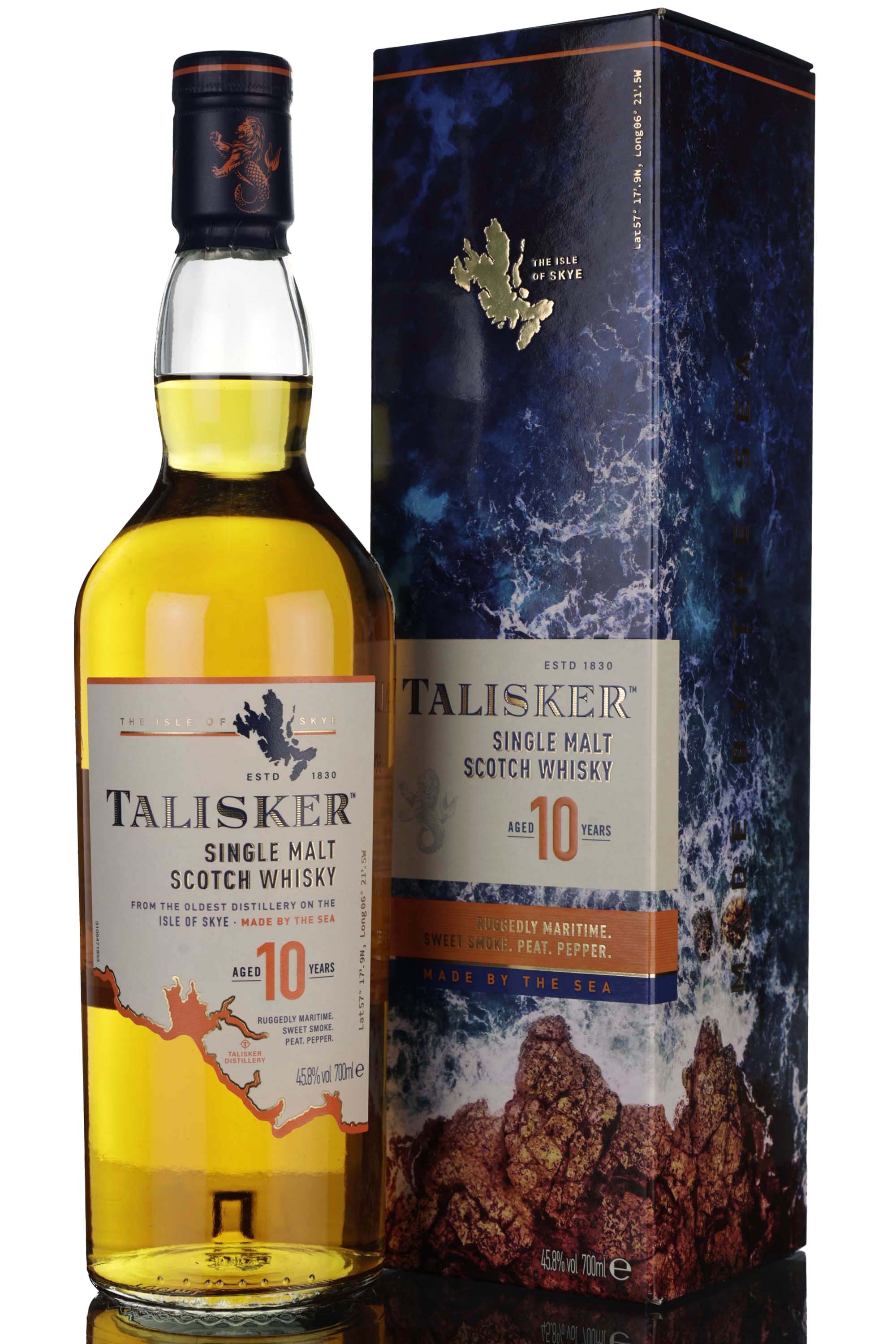 Talisker 10 Year Old - Signed by master distiller