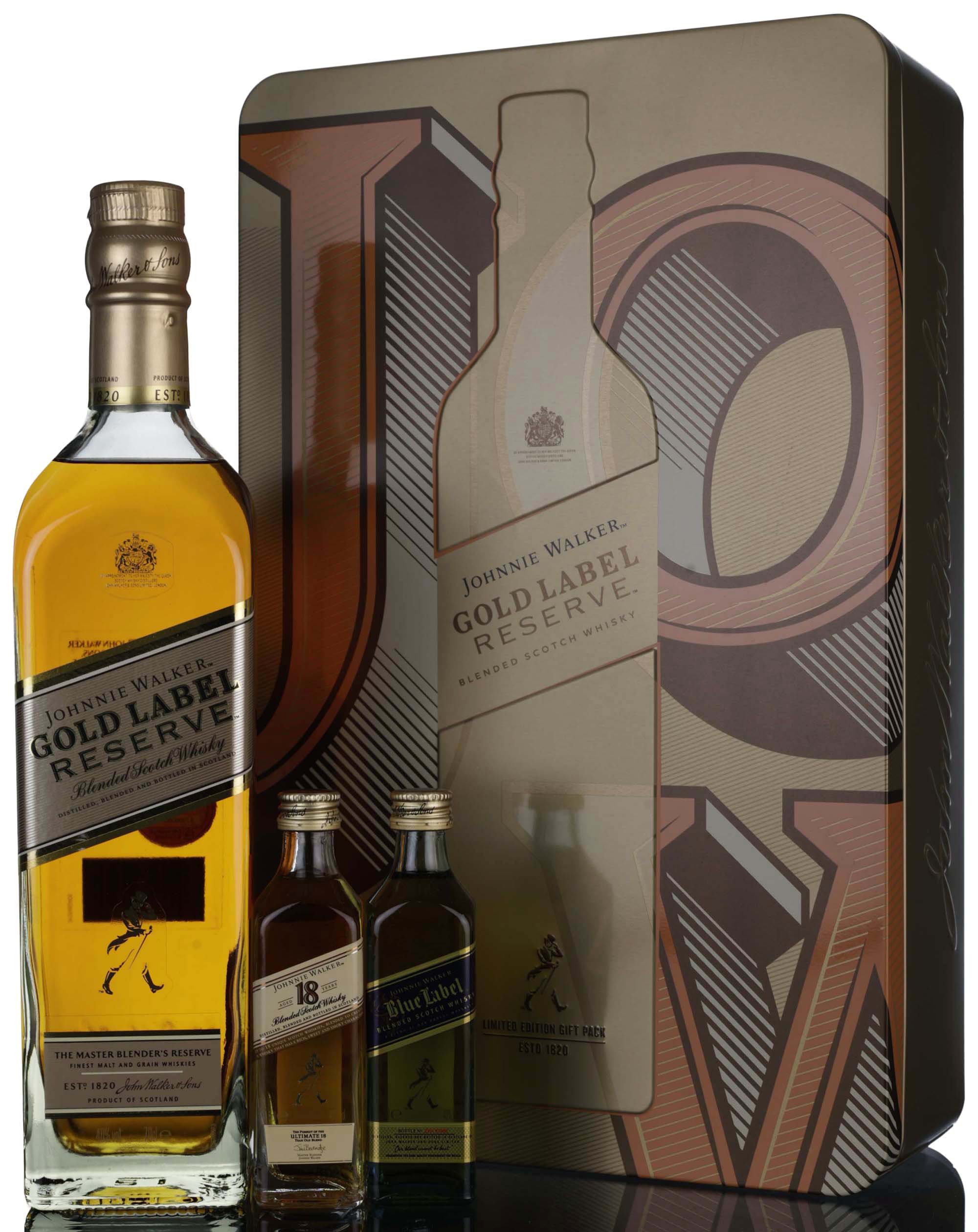 Johnnie Walker Gold Label Reserve - Master Blenders Reserve - Blue Label & 18 Year Old Min