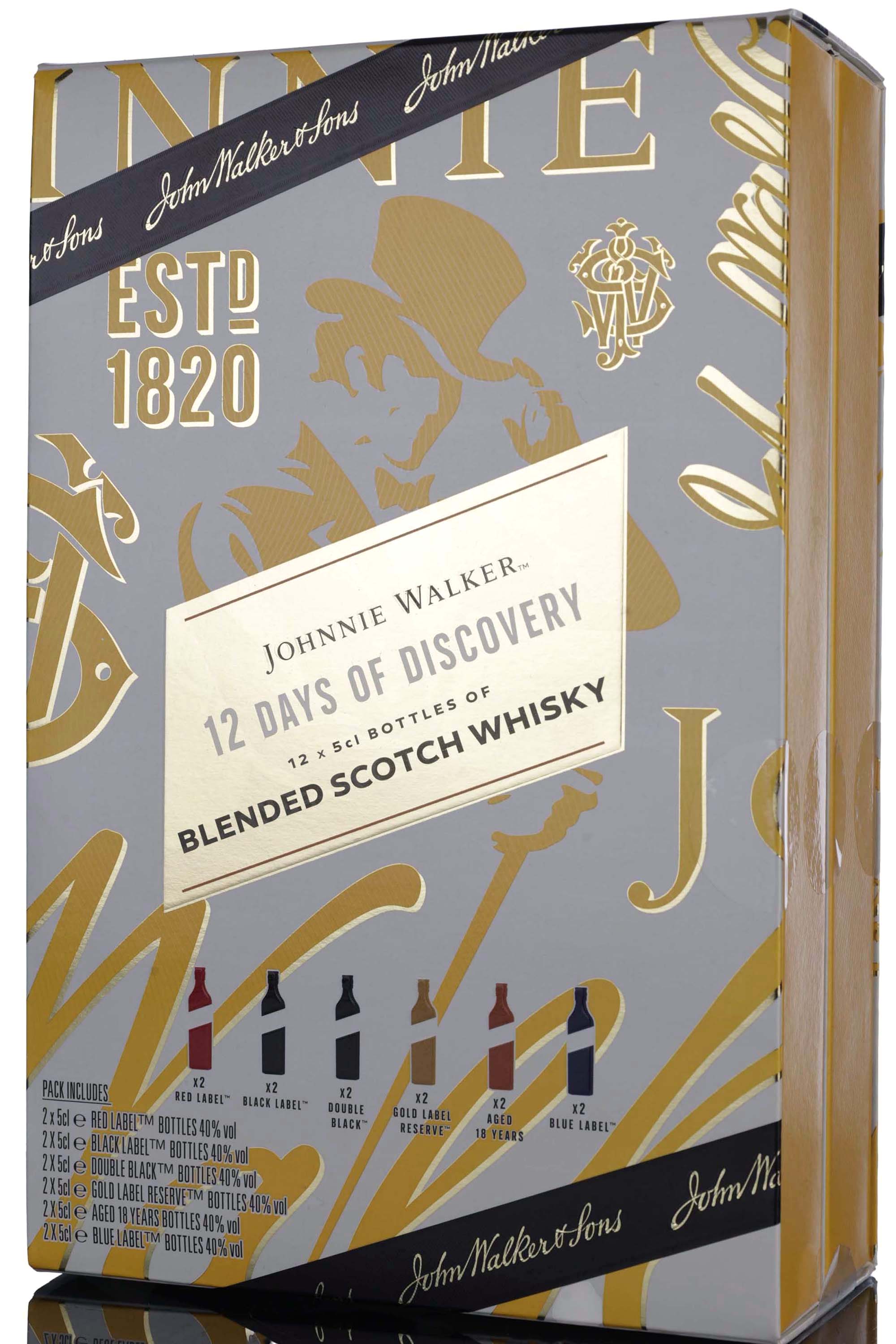 Johnnie Walker 12 Days Of Discovery Miniature Set